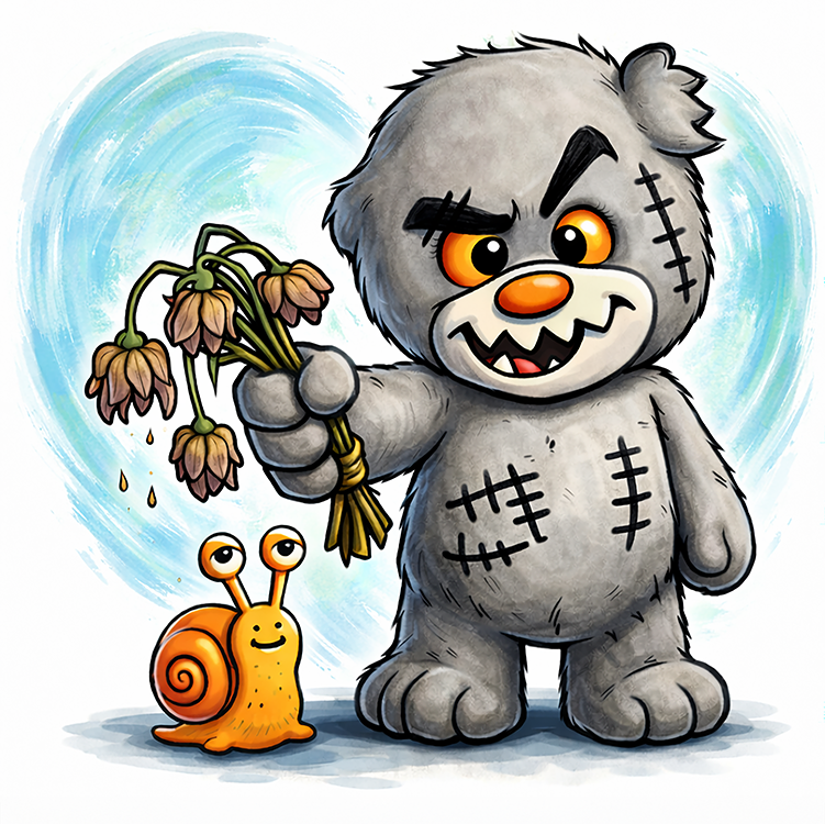 "Scratty Ted Says Sorry"