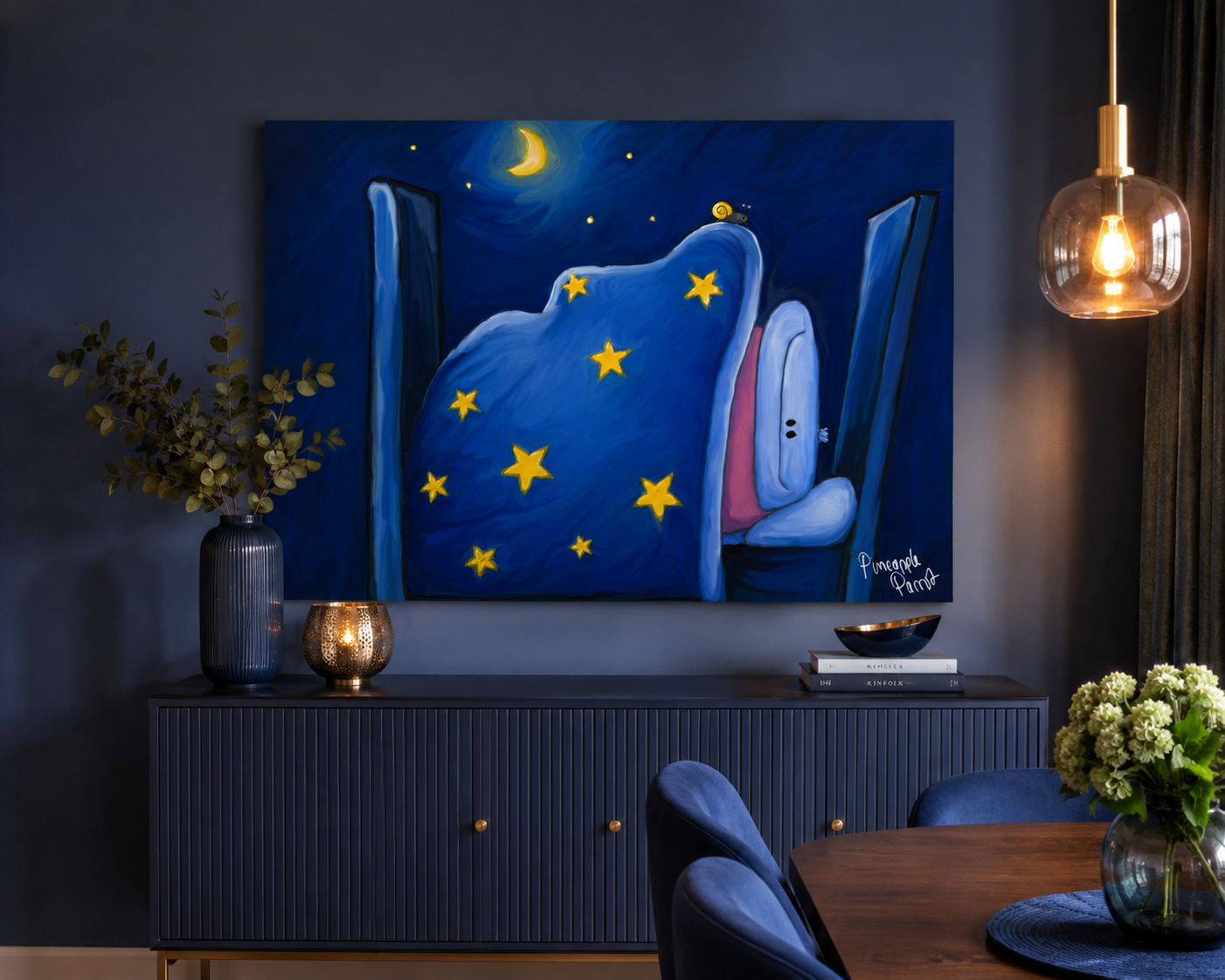 "All Night I Dream About You" - Poster Print (Various Sizes Available)