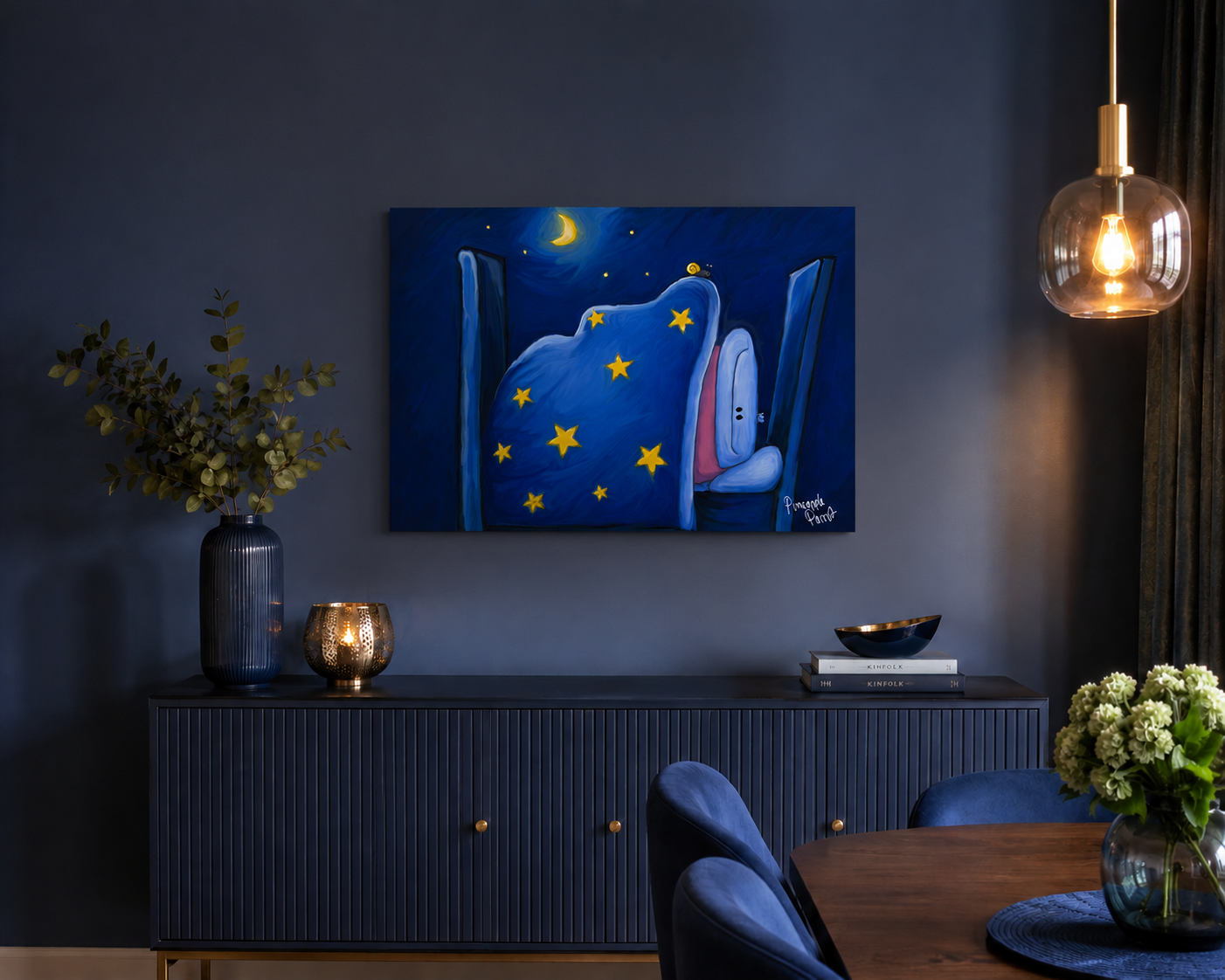 "All Night I Dream About You" - Poster Print (Various Sizes Available)