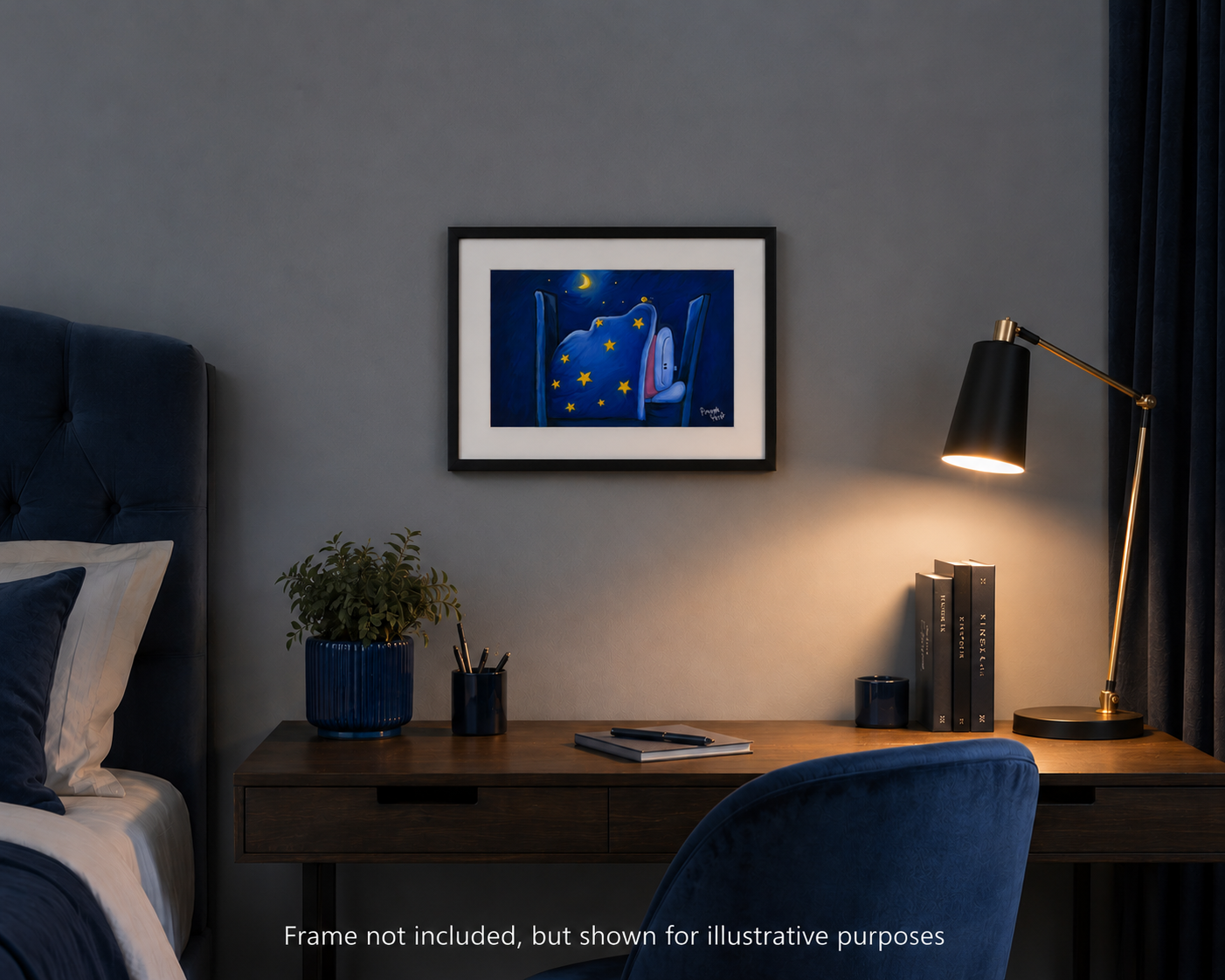 "All Night I Dream About You" - Small-Form Giclee Print (A4 and A3)