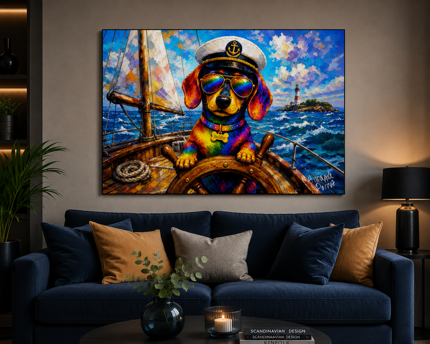 "Captain Bobby" - Landscape Canvas Print (Various Sizes Available)