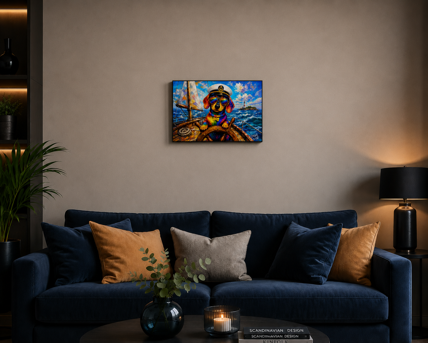 "Captain Bobby" - Landscape Canvas Print (Various Sizes Available)