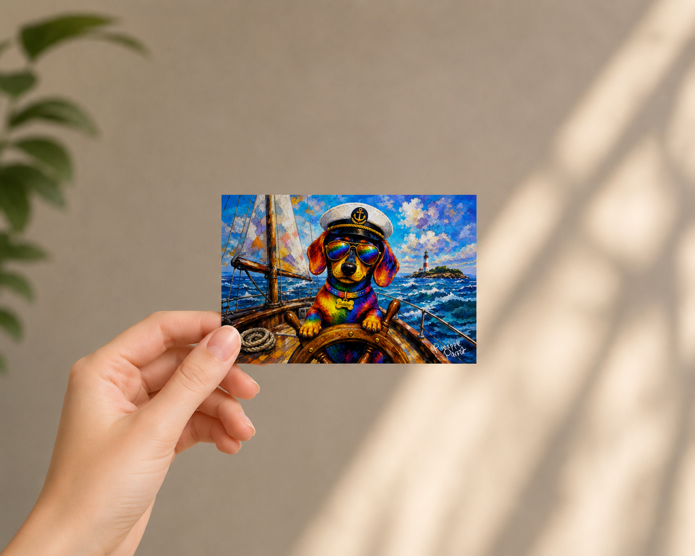 "Captain Bobby!" - Postcard-Style Print (A6 and A5)