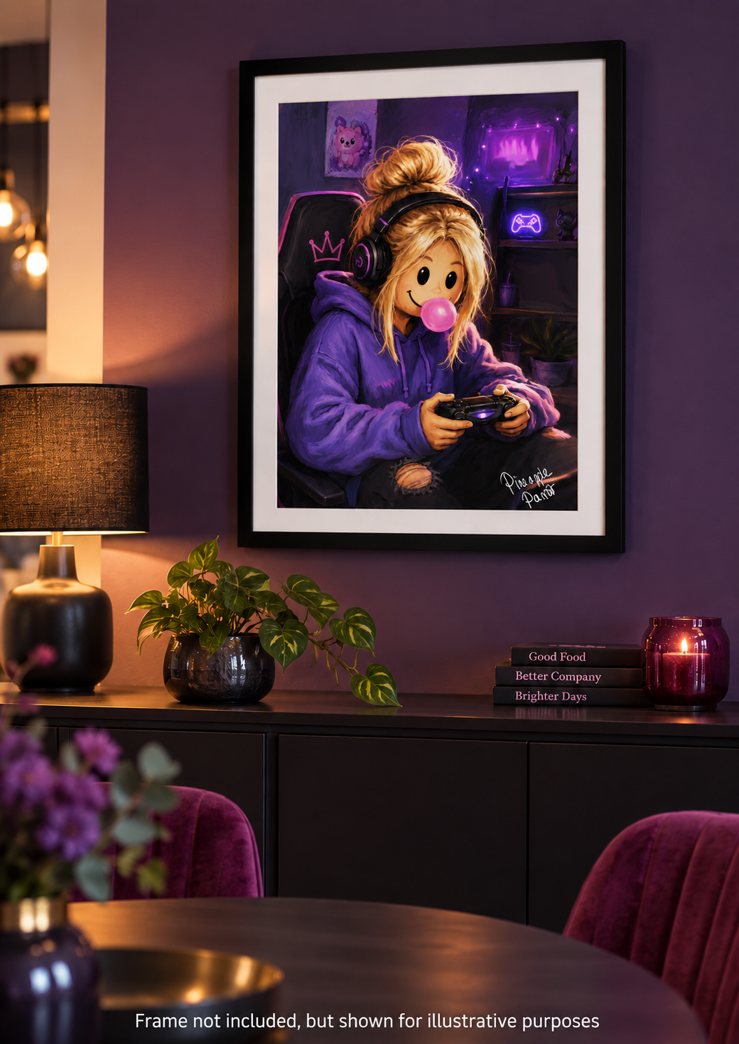 "Daisy Deene: Gamer Girl" - Small-Form Giclee Print (A4 and A3)