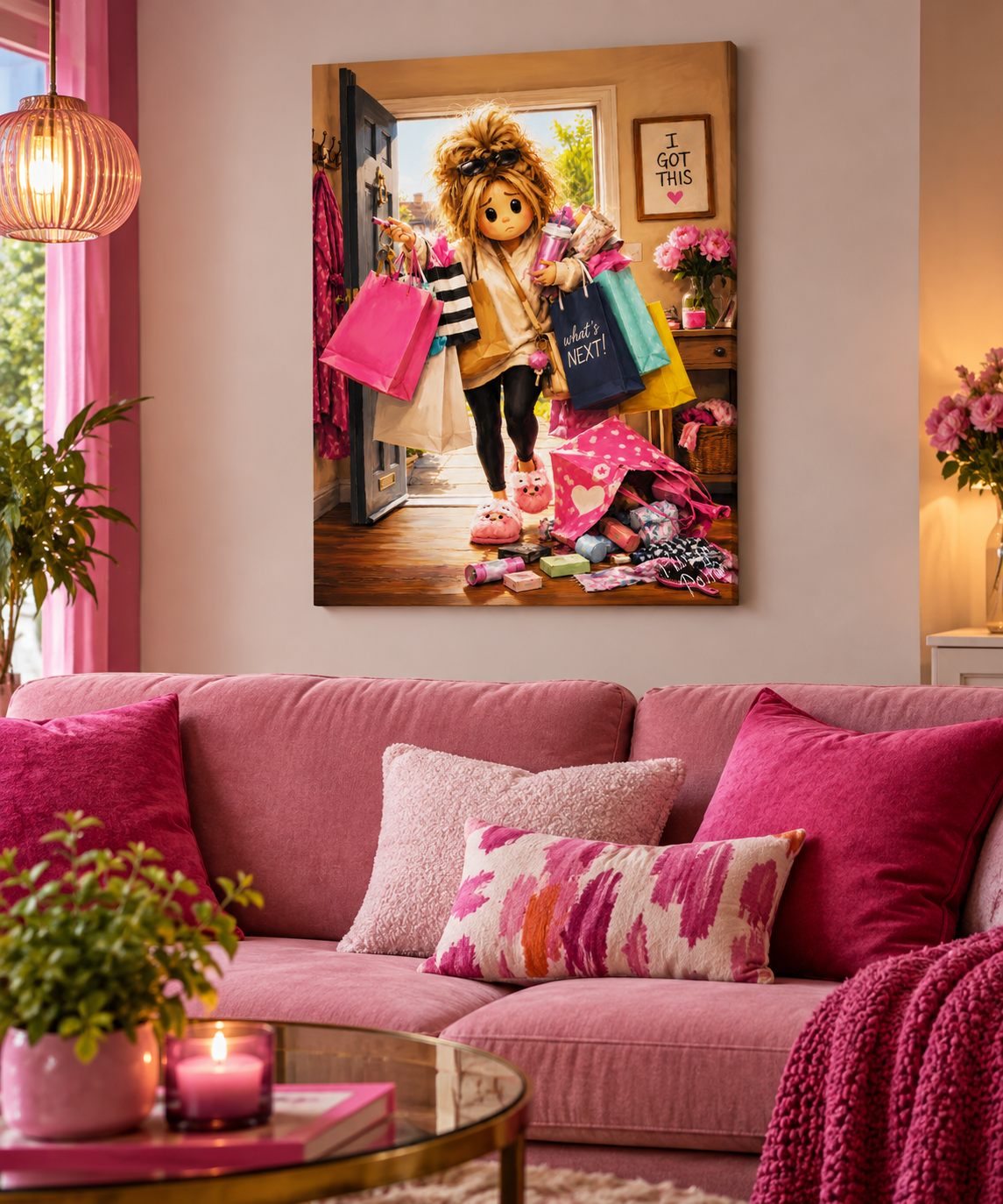 "Daisy Deene: I Got This!" - Portrait Canvas Print (Various Sizes Available)