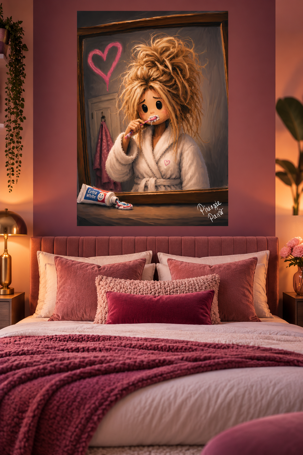 "Daisy Deene: Messy Hair Day" - Poster Print (Various Sizes Available)