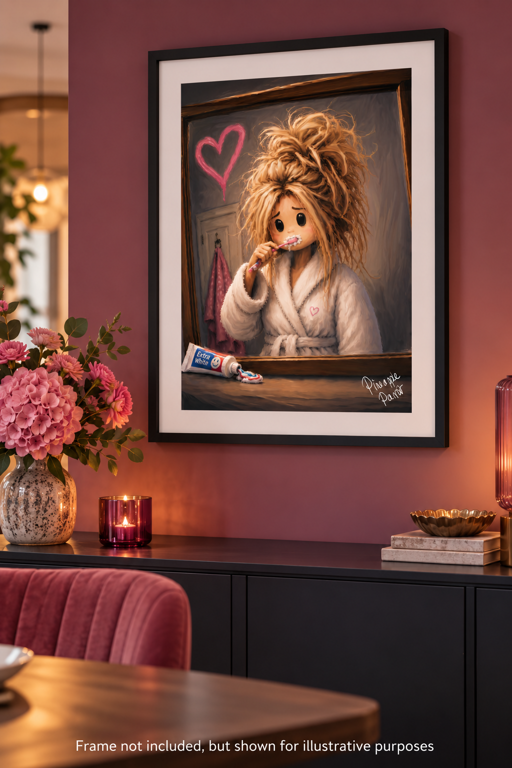 "Daisy Deene: Messy Hair Day" - Small-Form Giclee Print (A4 and A3)