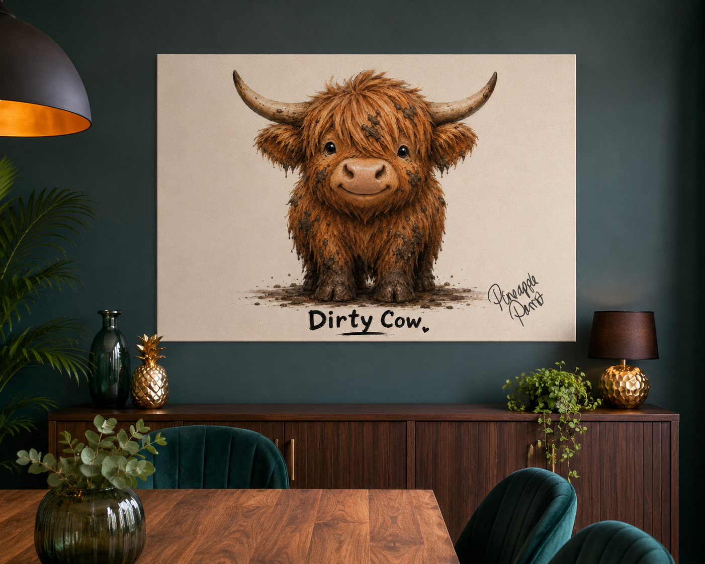 "Dirty Cow" - Poster Print (Various Sizes Available)