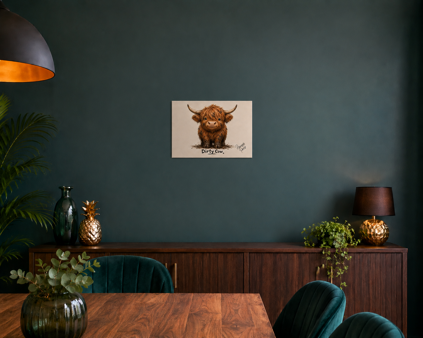 "Dirty Cow" - Poster Print (Various Sizes Available)