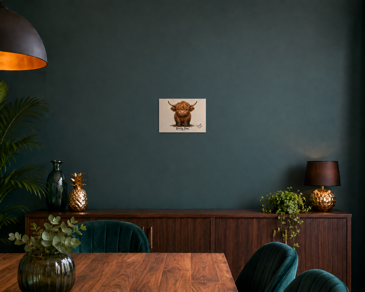 "Dirty Cow" - Poster Print (Various Sizes Available)