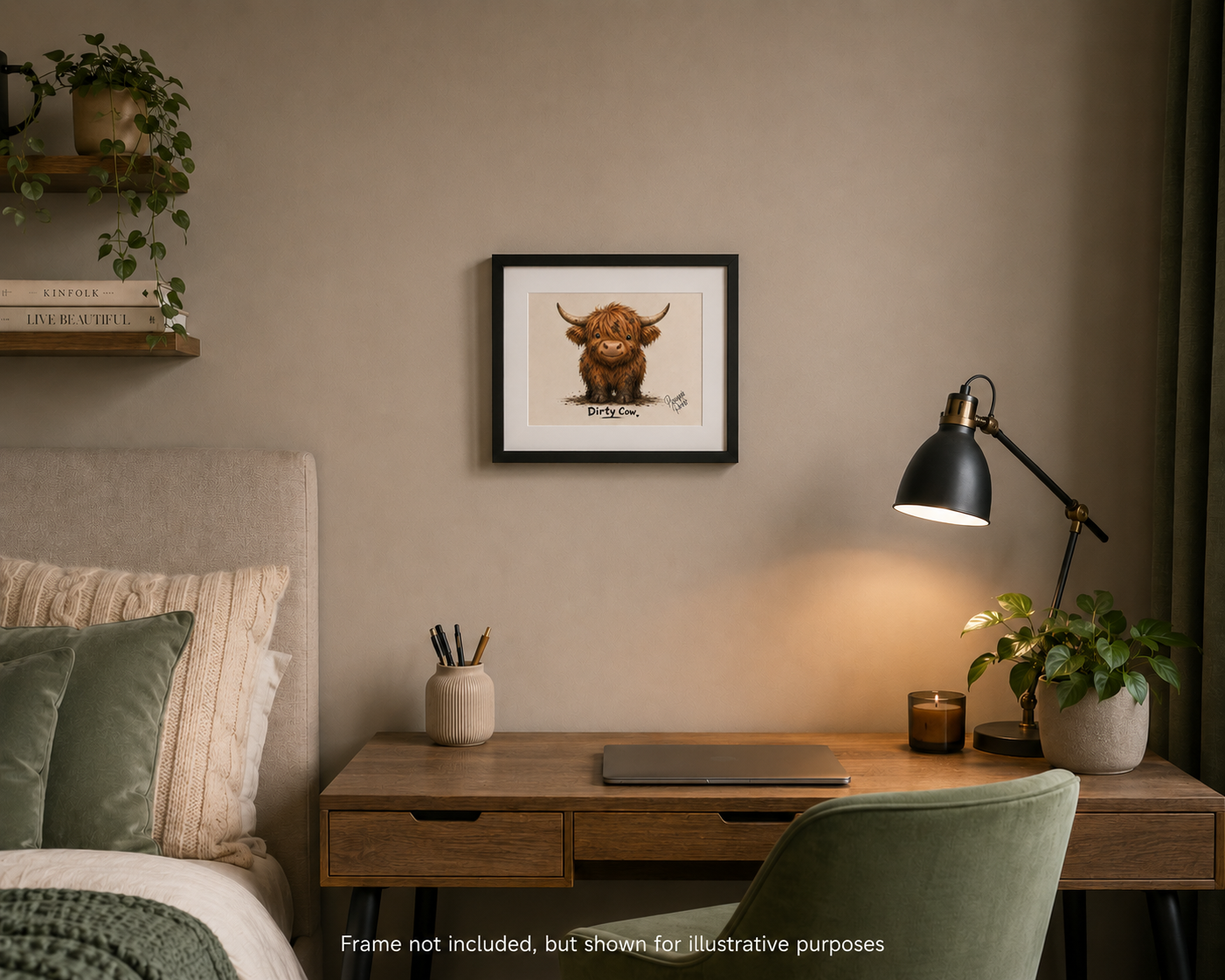 "Dirty Cow" - Small-Form Giclee Print (A4 and A3)