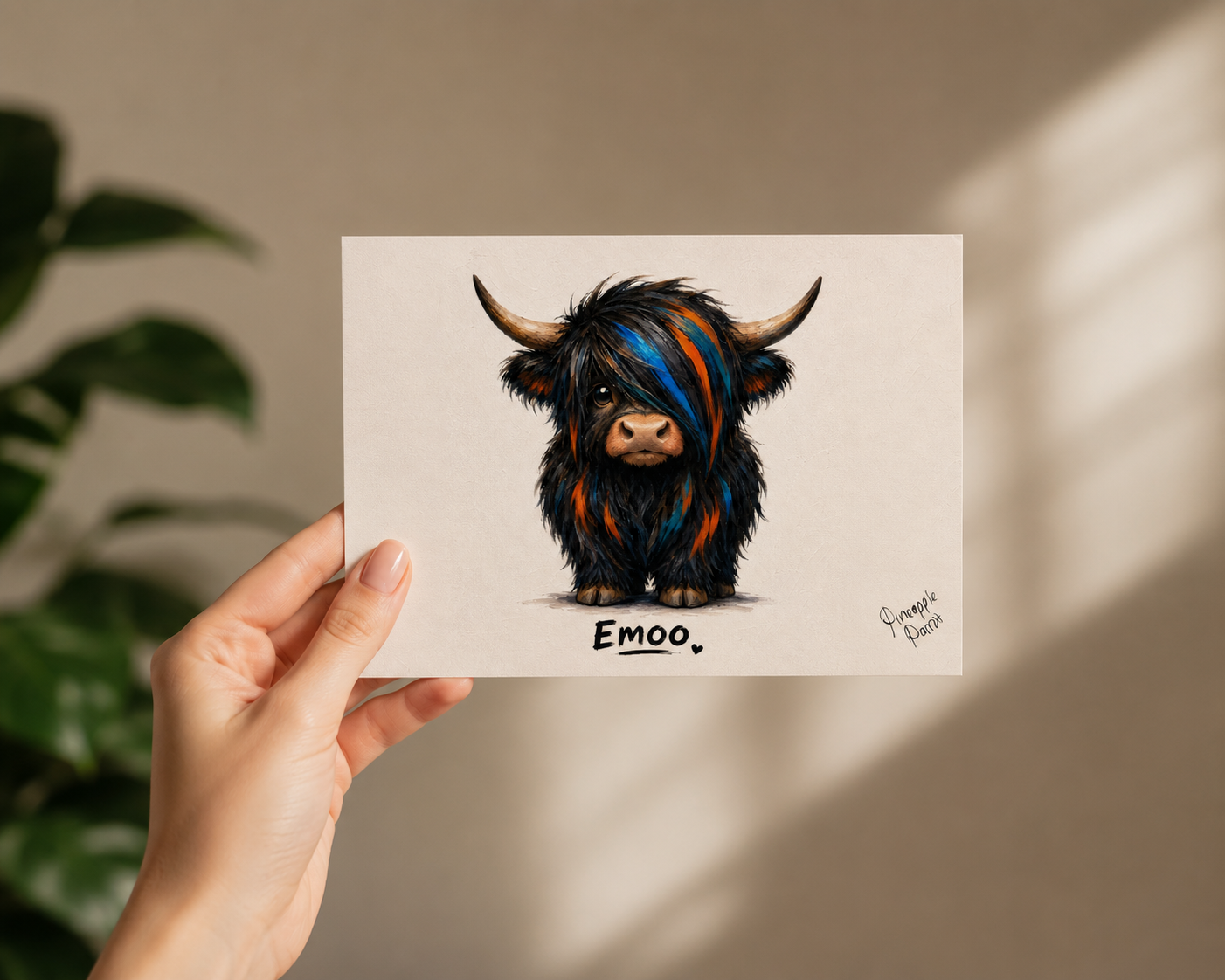 "Emoo" - Postcard-Style Print (A6 and A5)