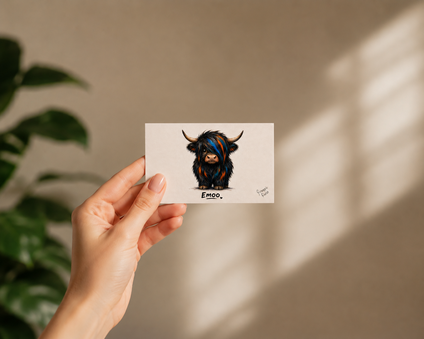 "Emoo" - Postcard-Style Print (A6 and A5)