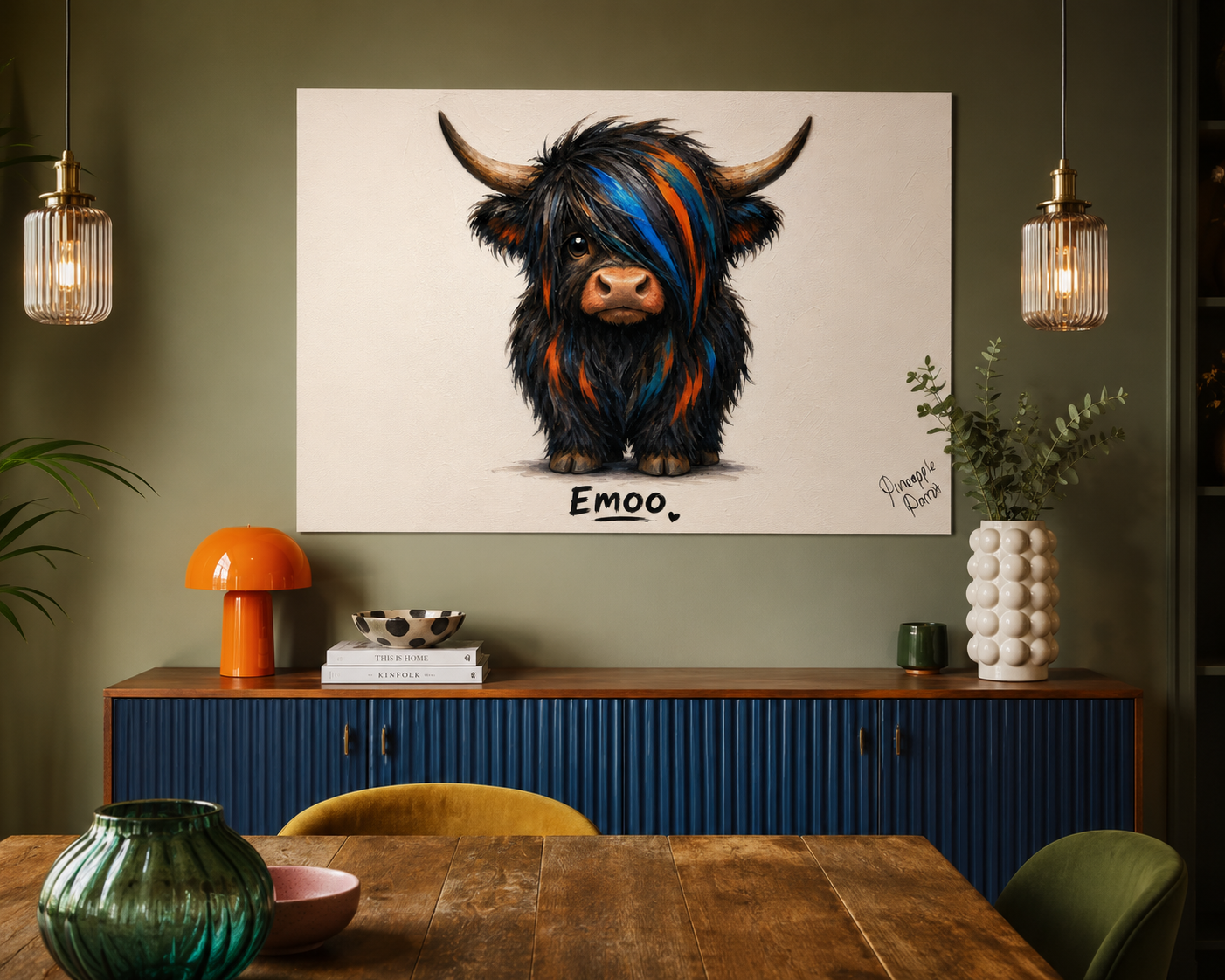 "Emoo" - Poster Print (Various Sizes Available)