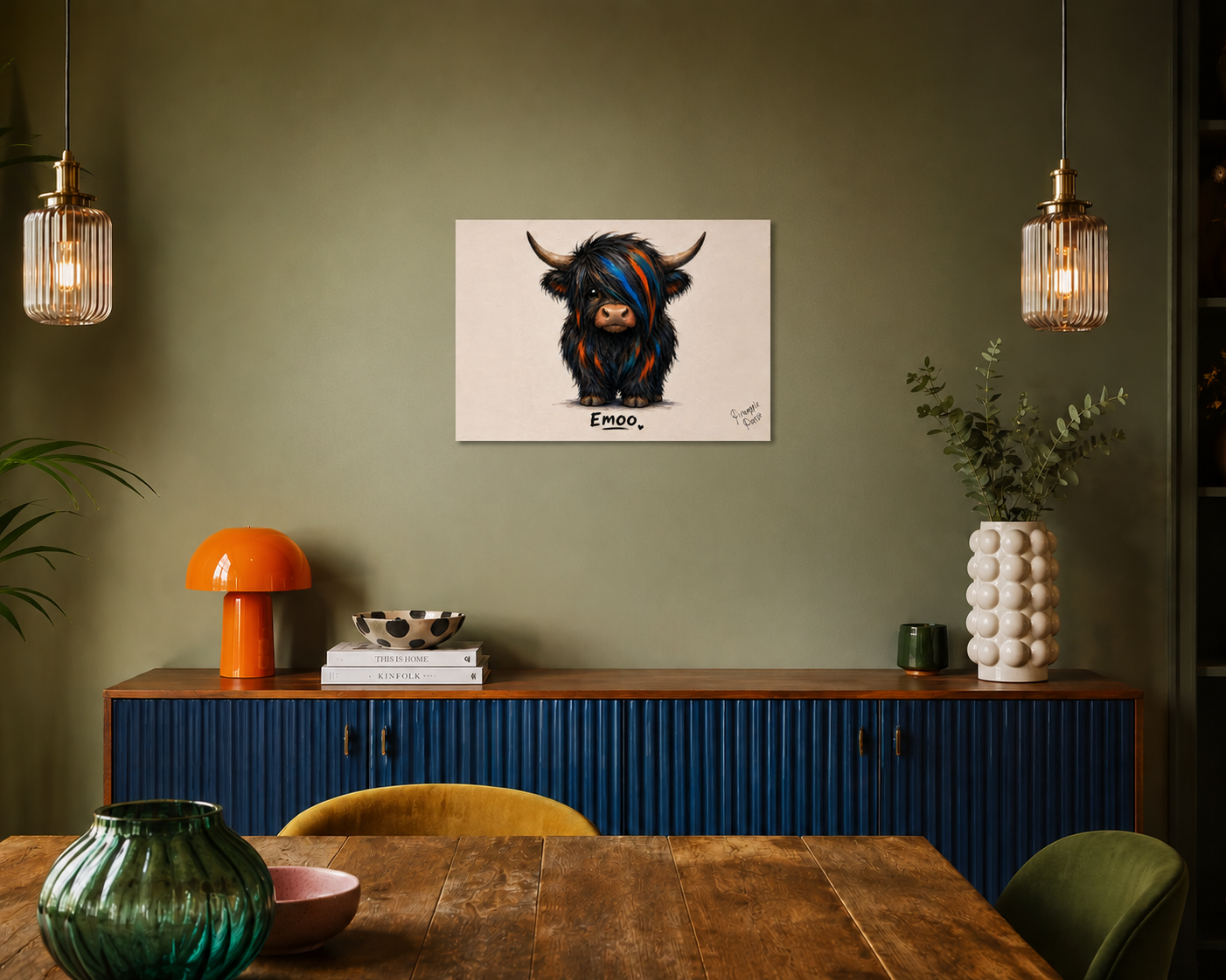 "Emoo" - Poster Print (Various Sizes Available)