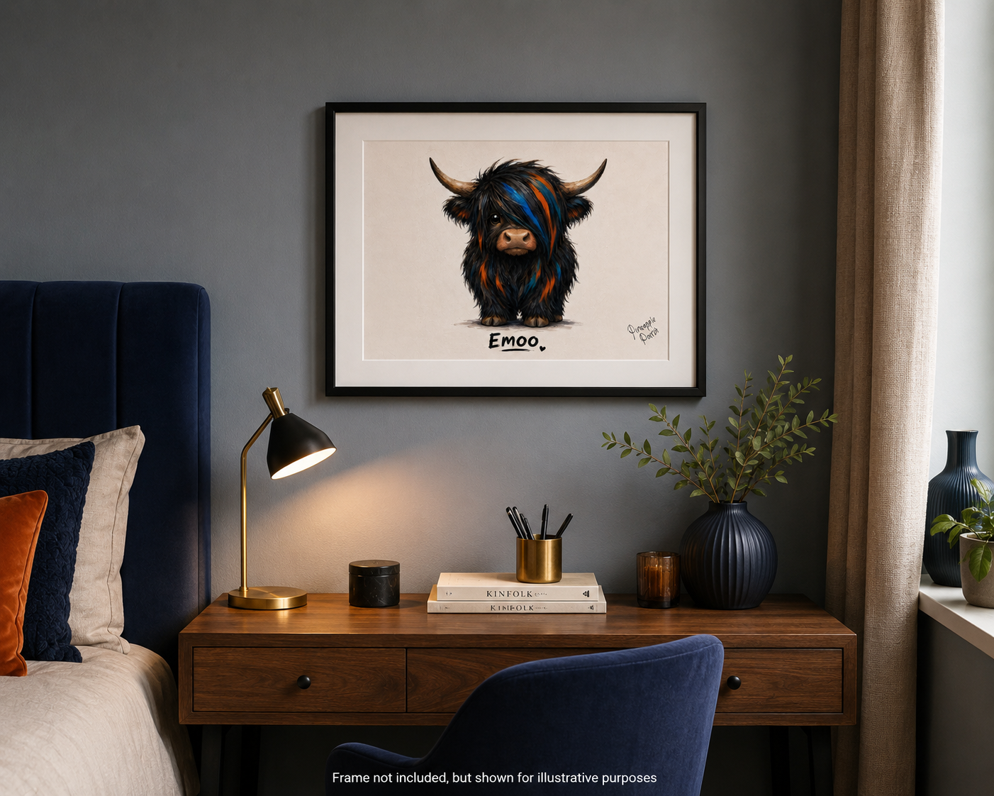 "Emoo" - Small-Form Giclee Print (A4 and A3)