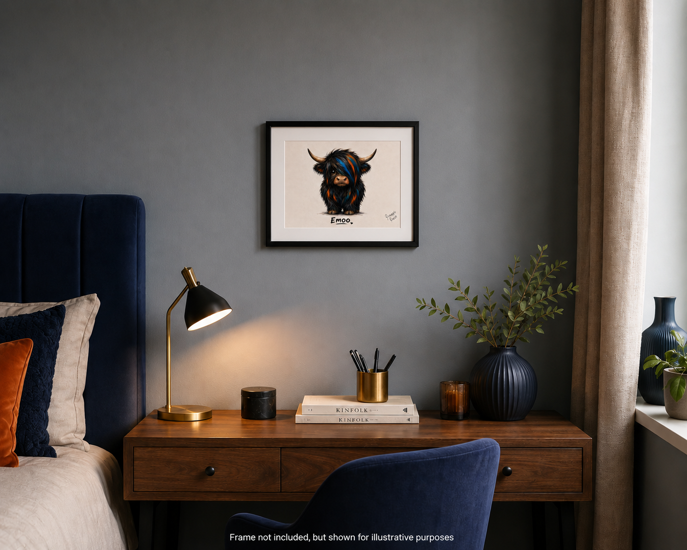 "Emoo" - Small-Form Giclee Print (A4 and A3)