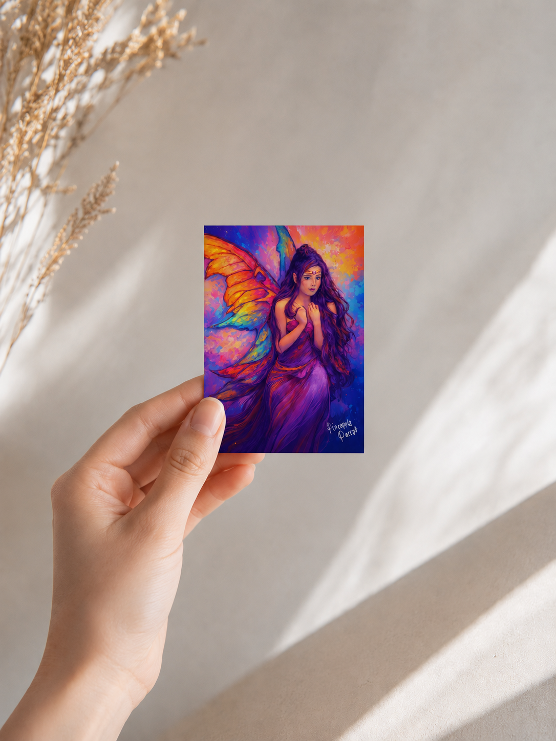 "Fairies Live Among Us - Anatola" - Postcard-Style Print (A6 and A5)