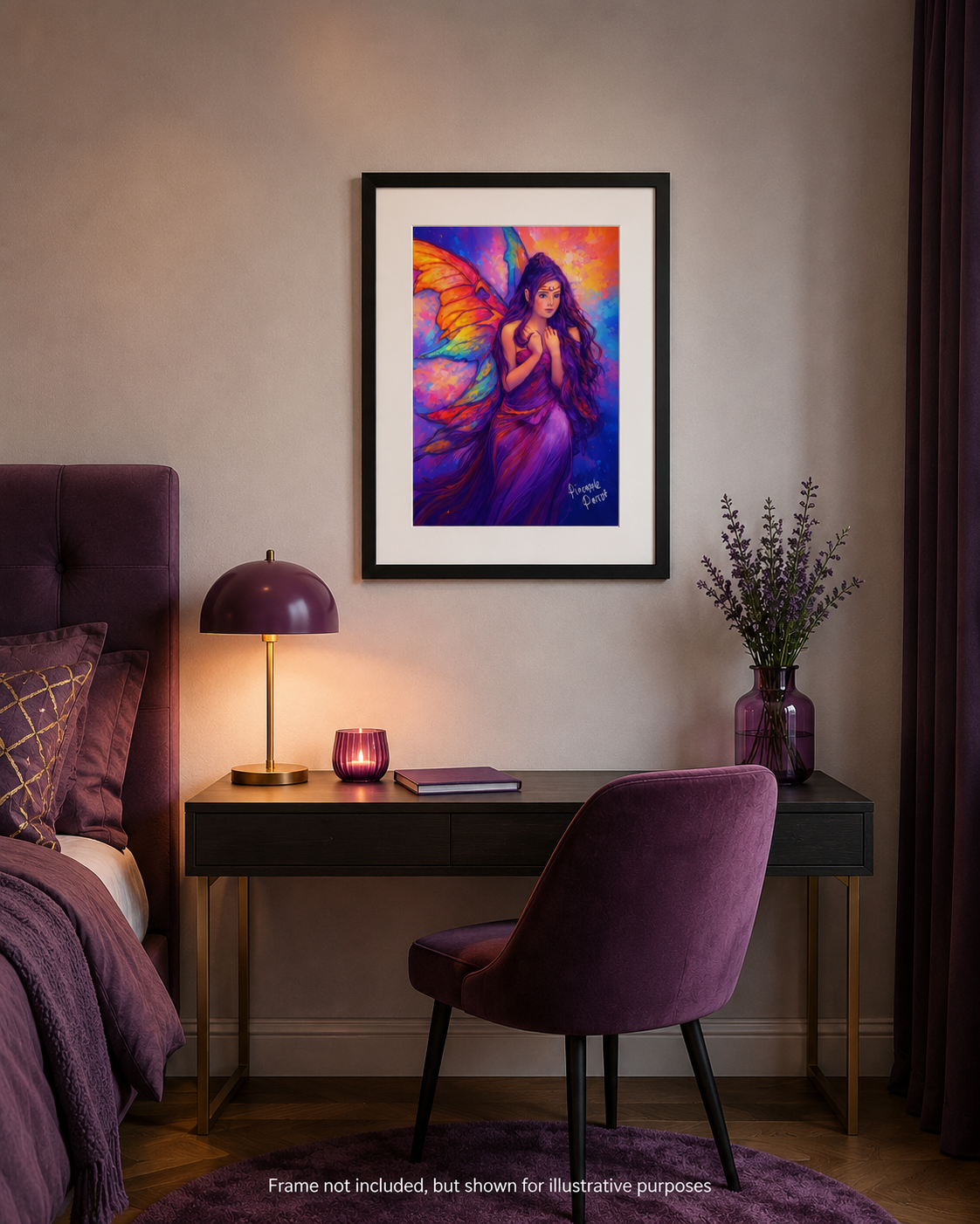 "Fairies Live Among Us - Anatola" - Small-Form Giclee Print (A4 and A3)
