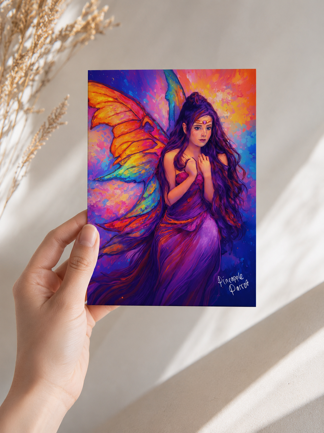 "Fairies Live Among Us - Anatola" - Postcard-Style Print (A6 and A5)