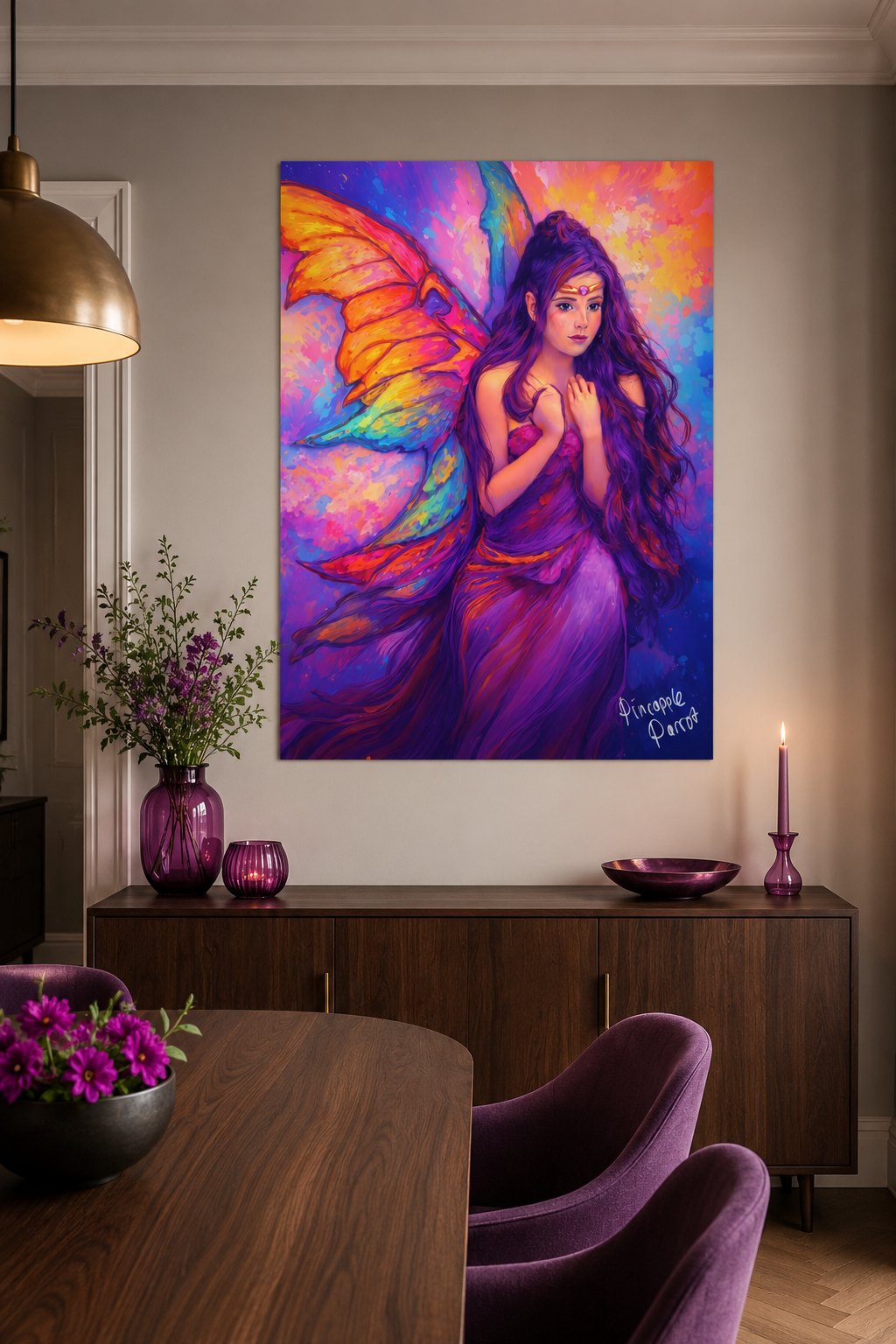 "Fairies Live Among Us - Anatola" - Poster Print (Various Sizes Available)