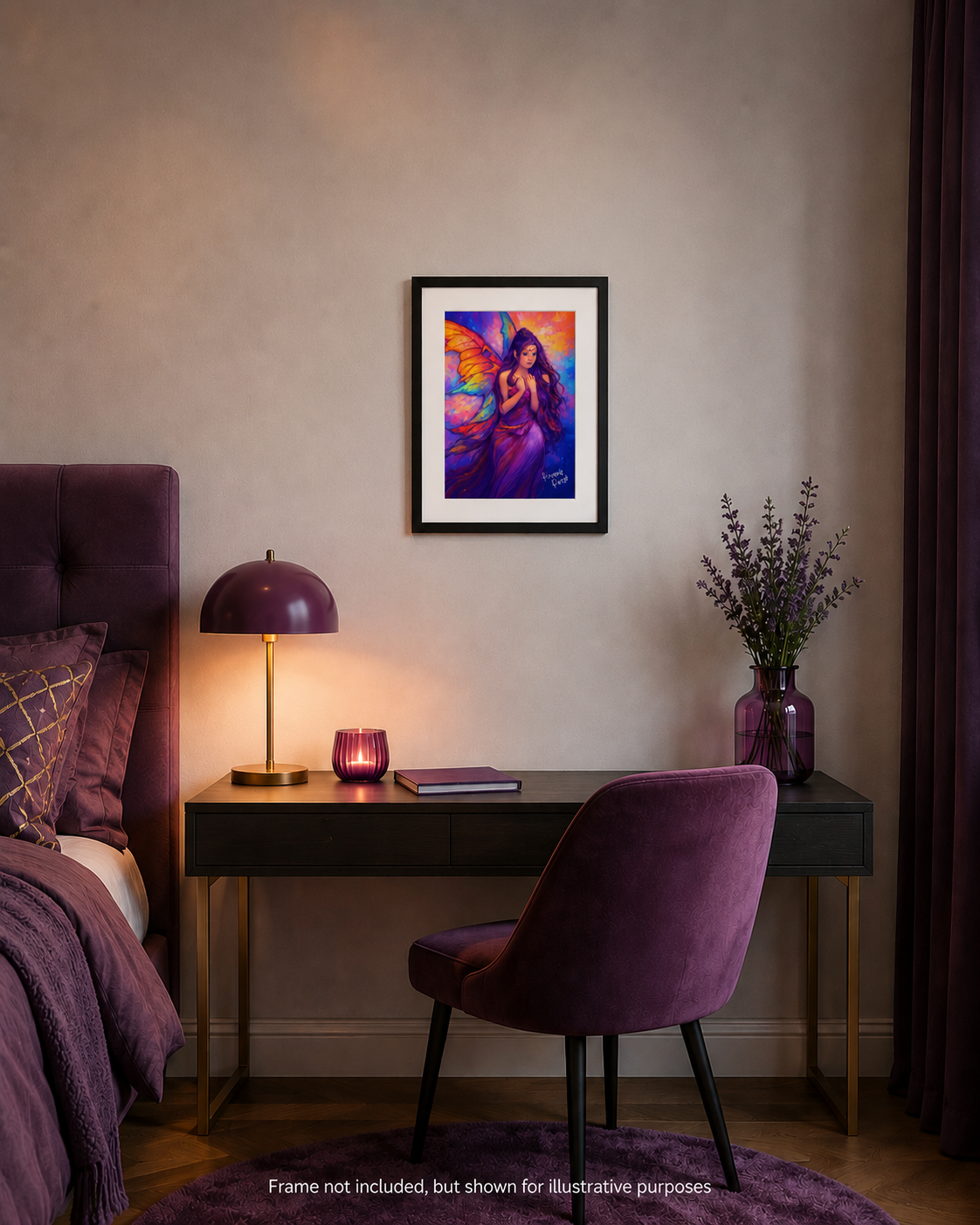 "Fairies Live Among Us - Anatola" - Small-Form Giclee Print (A4 and A3)