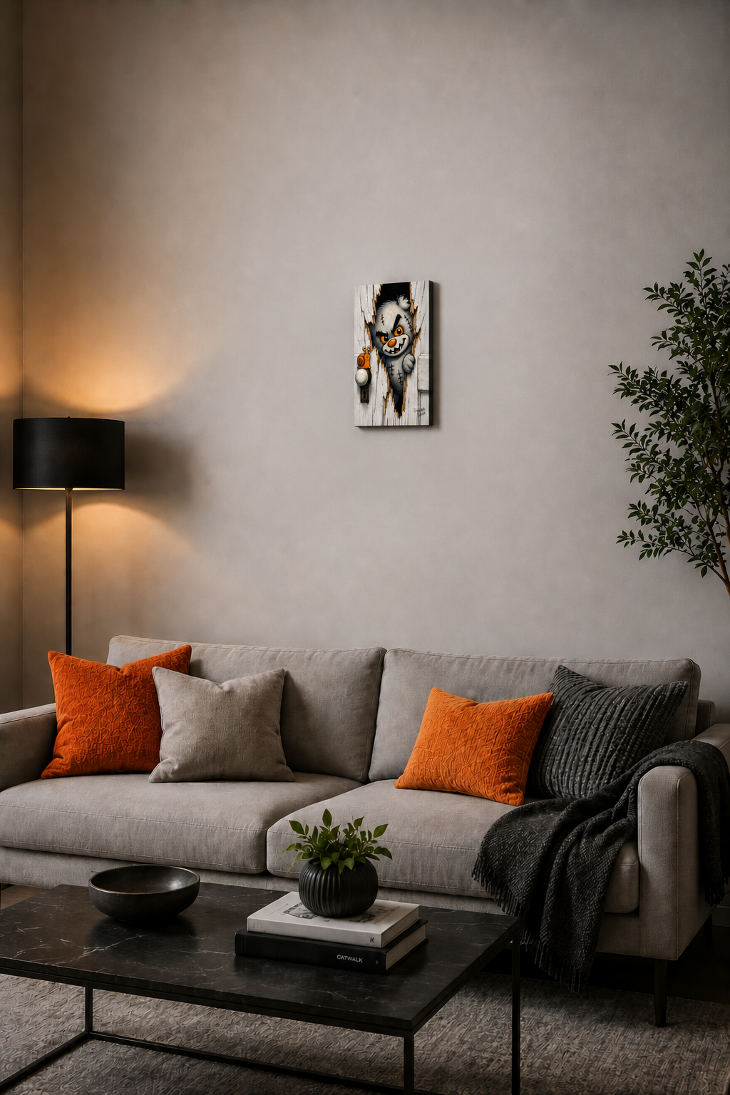"Heeere's Scratty!" - Portrait Canvas Print (Various Sizes Available)