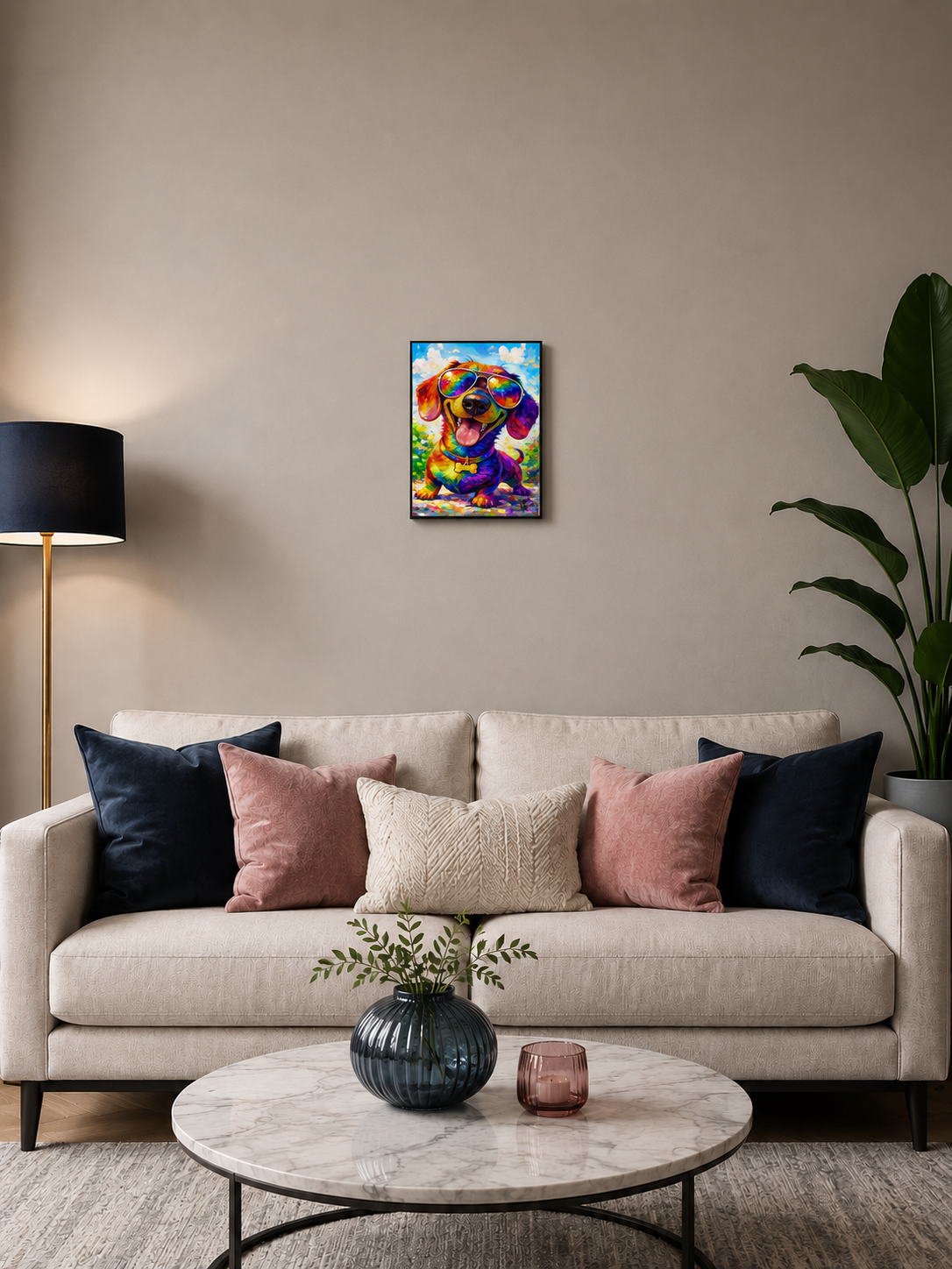 "Hello Bobby!" - Portrait Canvas Print (Various Sizes Available)