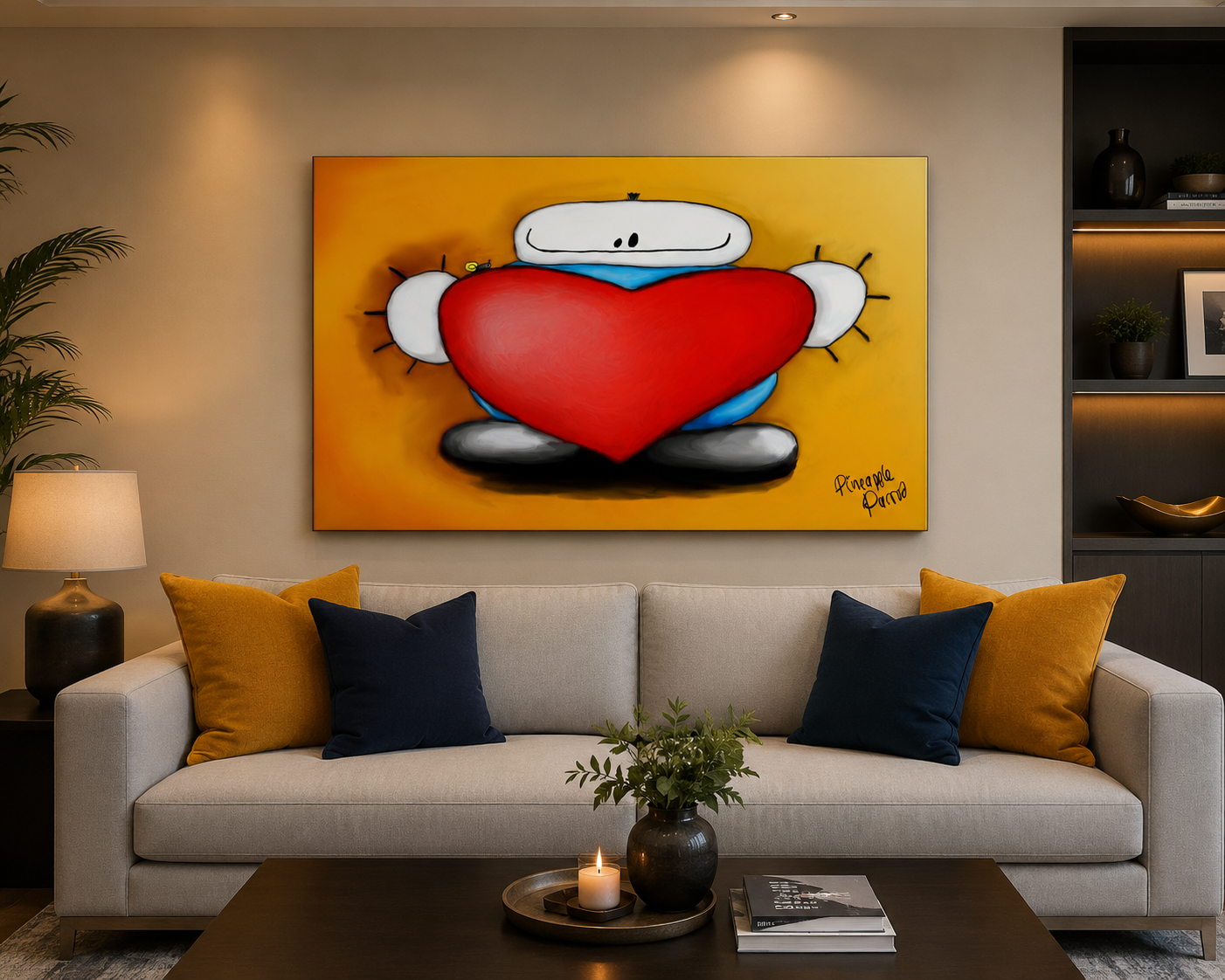 "I Love You THIS Much!" - Landscape Canvas Print (Various Sizes Available)