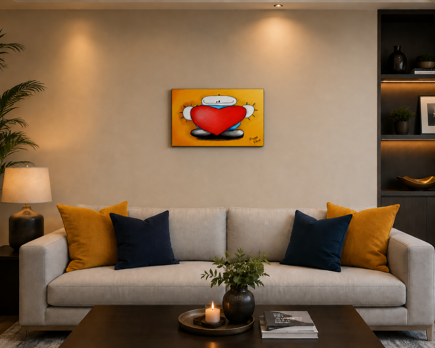 "I Love You THIS Much!" - Landscape Canvas Print (Various Sizes Available)