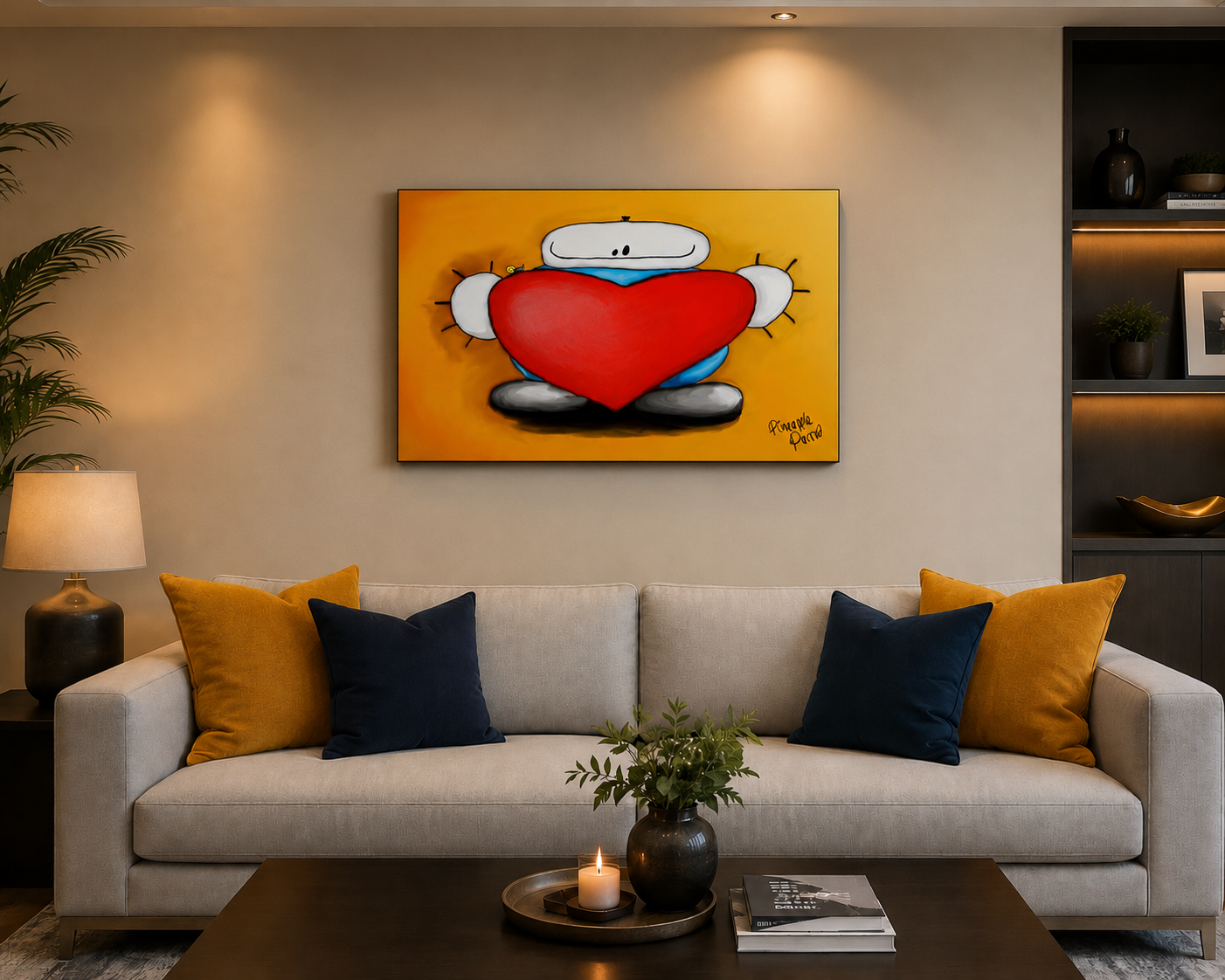 "I Love You THIS Much!" - Landscape Canvas Print (Various Sizes Available)