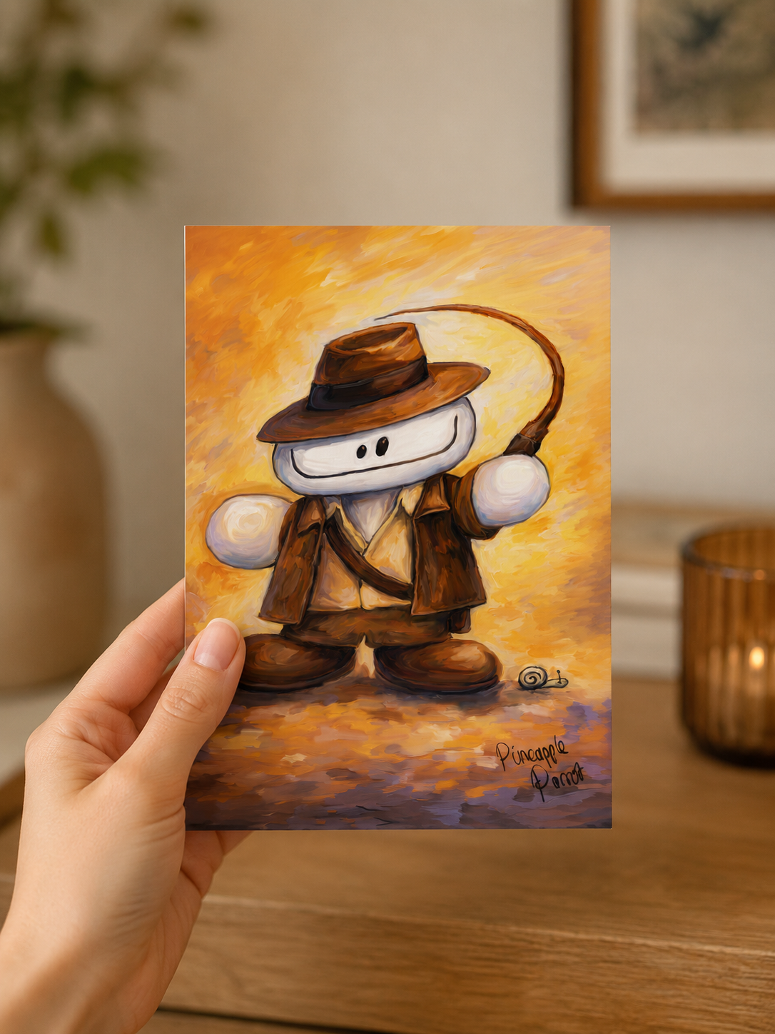 "Indiana Stevo" - Postcard-Style Print (A6 and A5)
