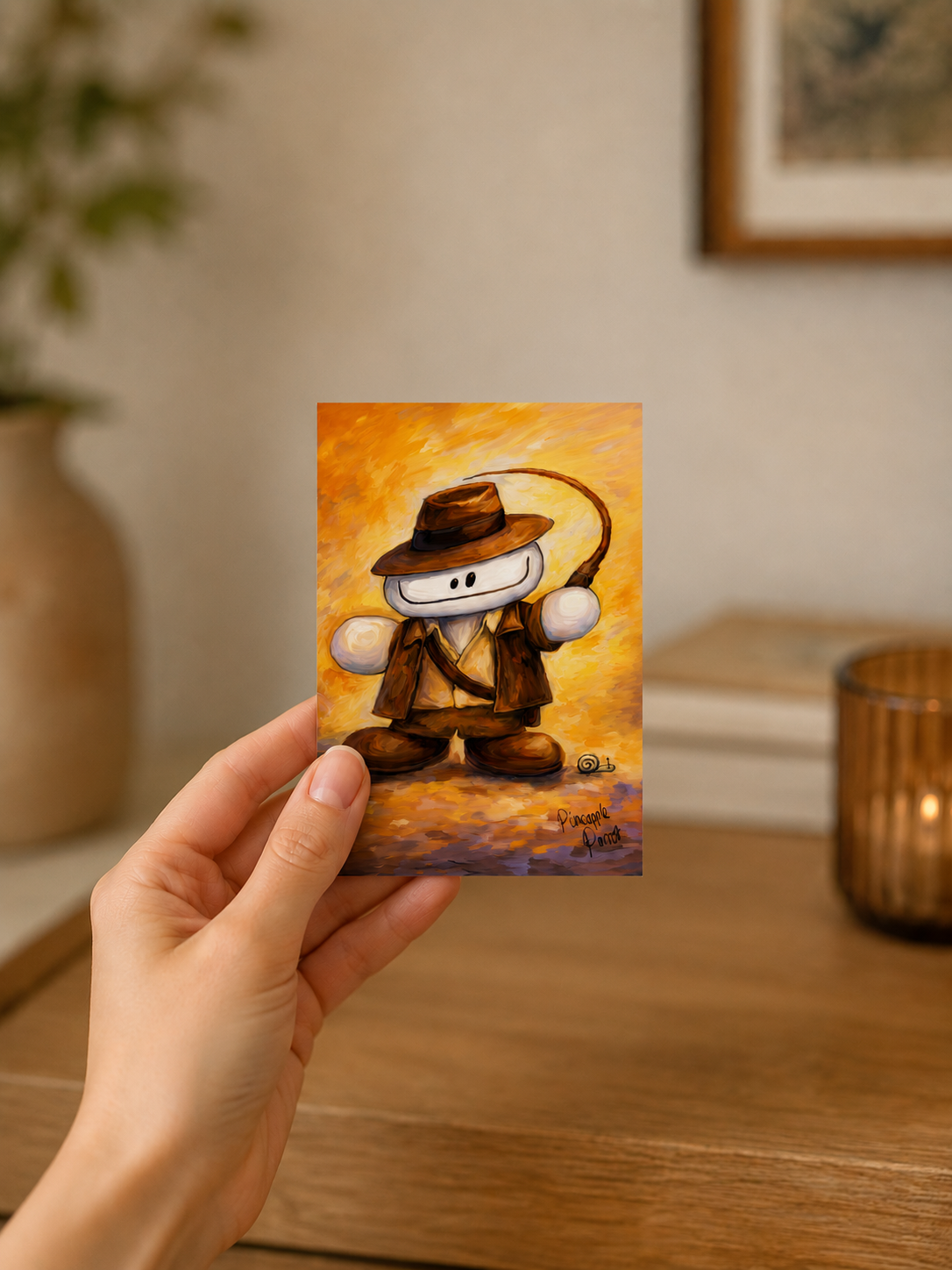 "Indiana Stevo" - Postcard-Style Print (A6 and A5)