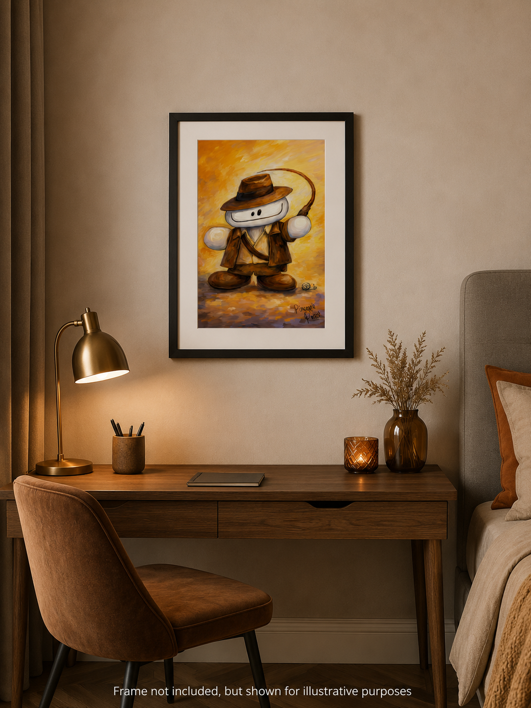 "Indiana Stevo" - Small-Form Giclee Print (A4 and A3)