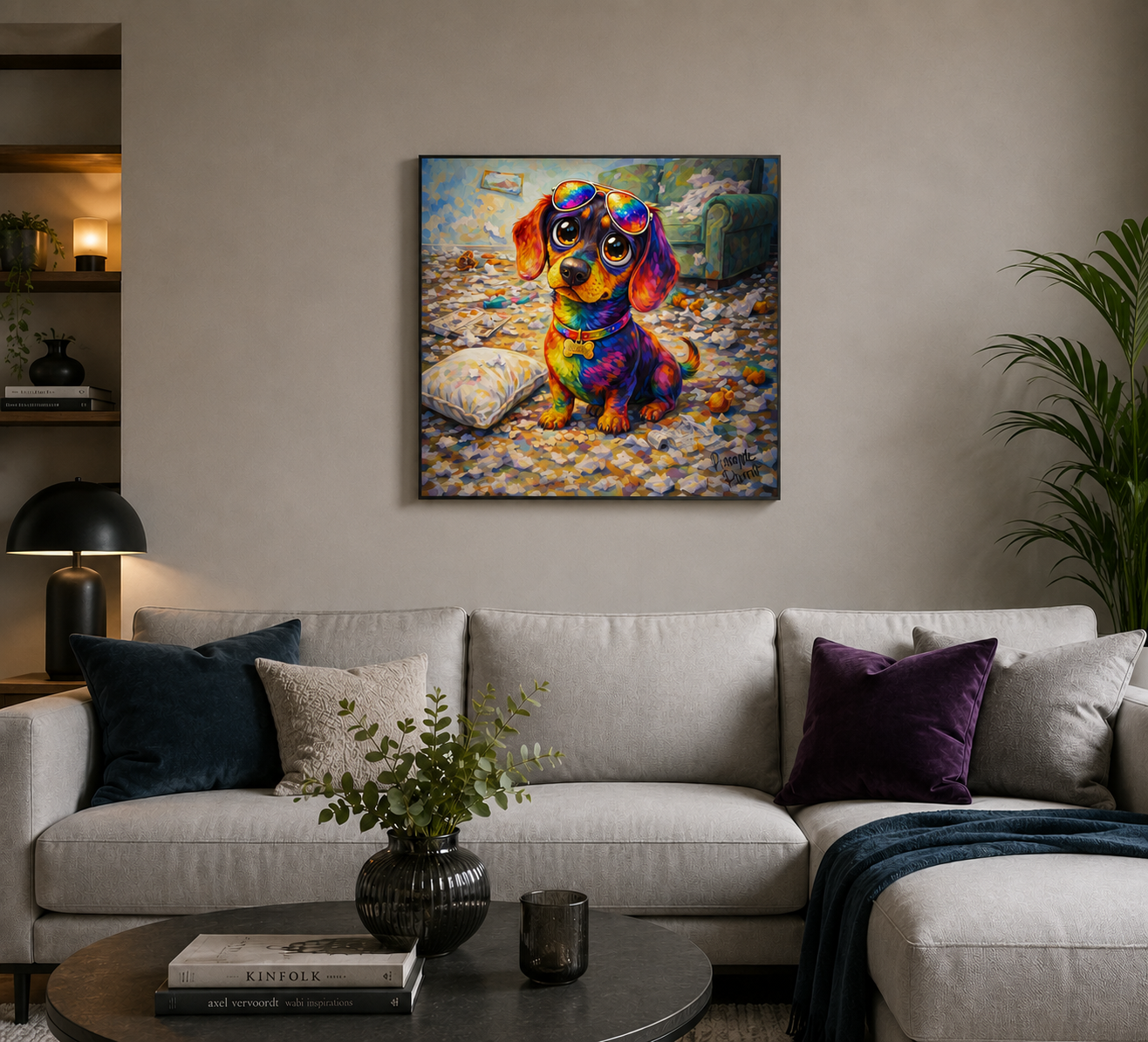 "It Wasn't Bobby" - Square Canvas Print (Various Sizes Available)