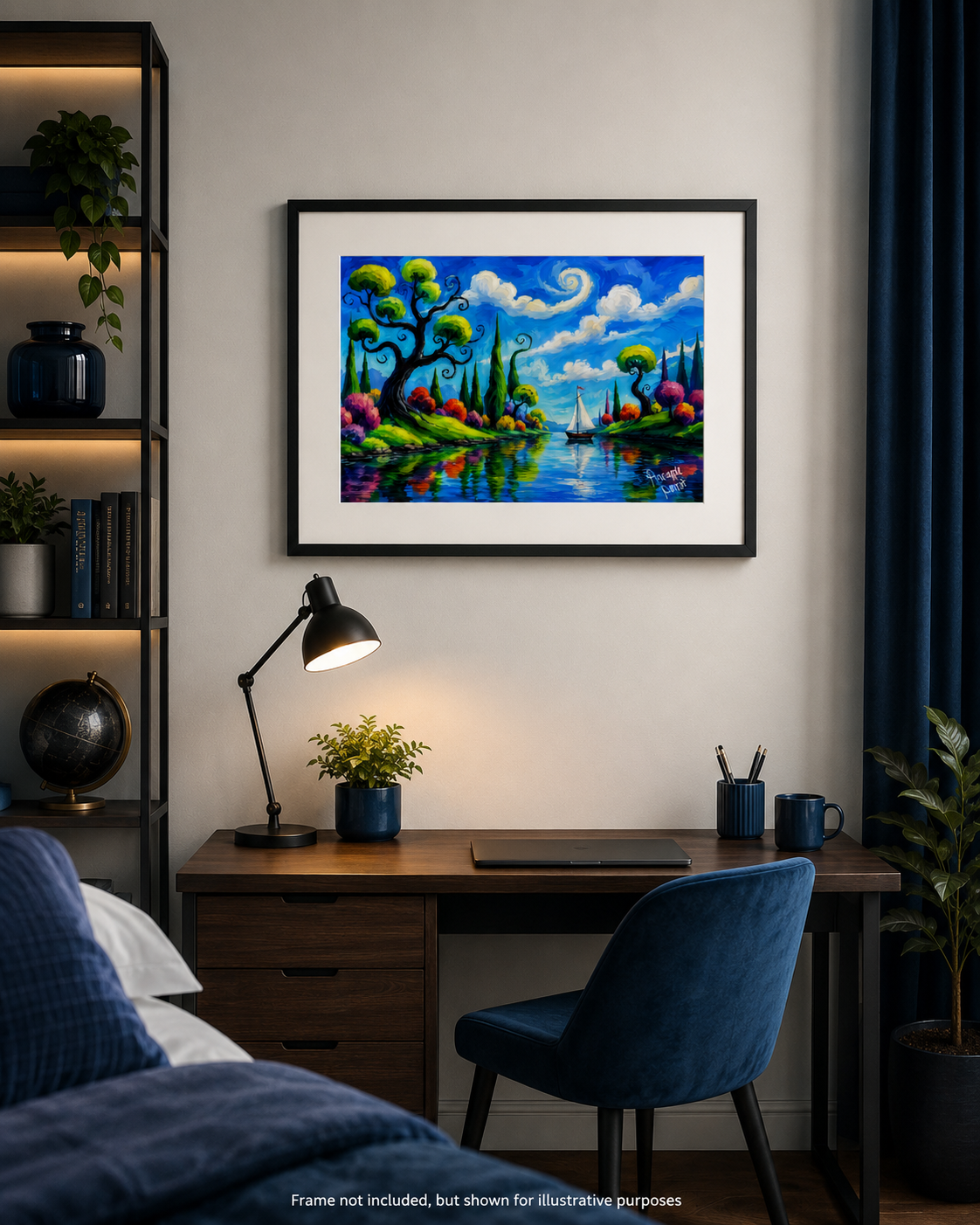 "On The Lake" - Small-Form Giclee Print (A4 and A3)