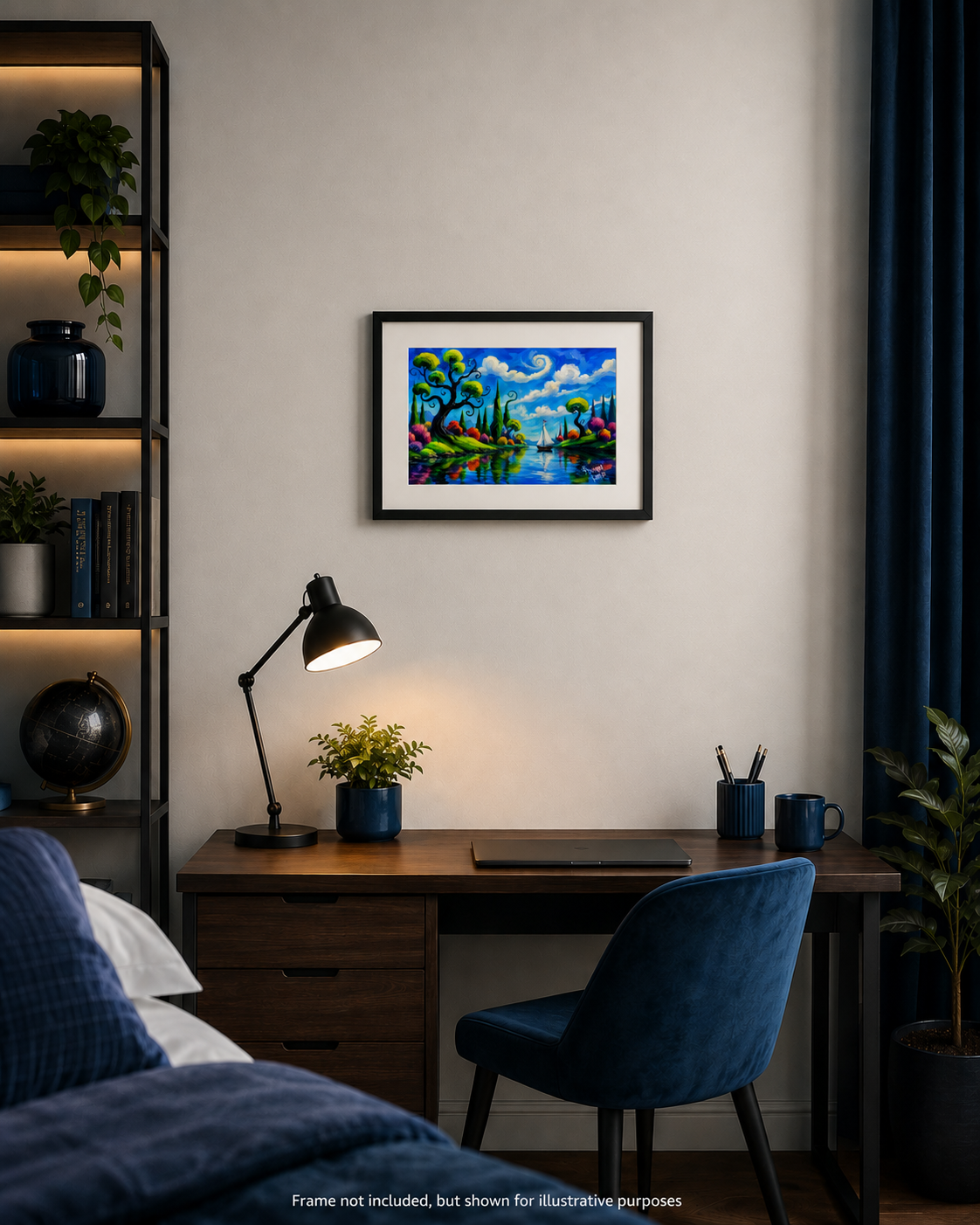 "On The Lake" - Small-Form Giclee Print (A4 and A3)