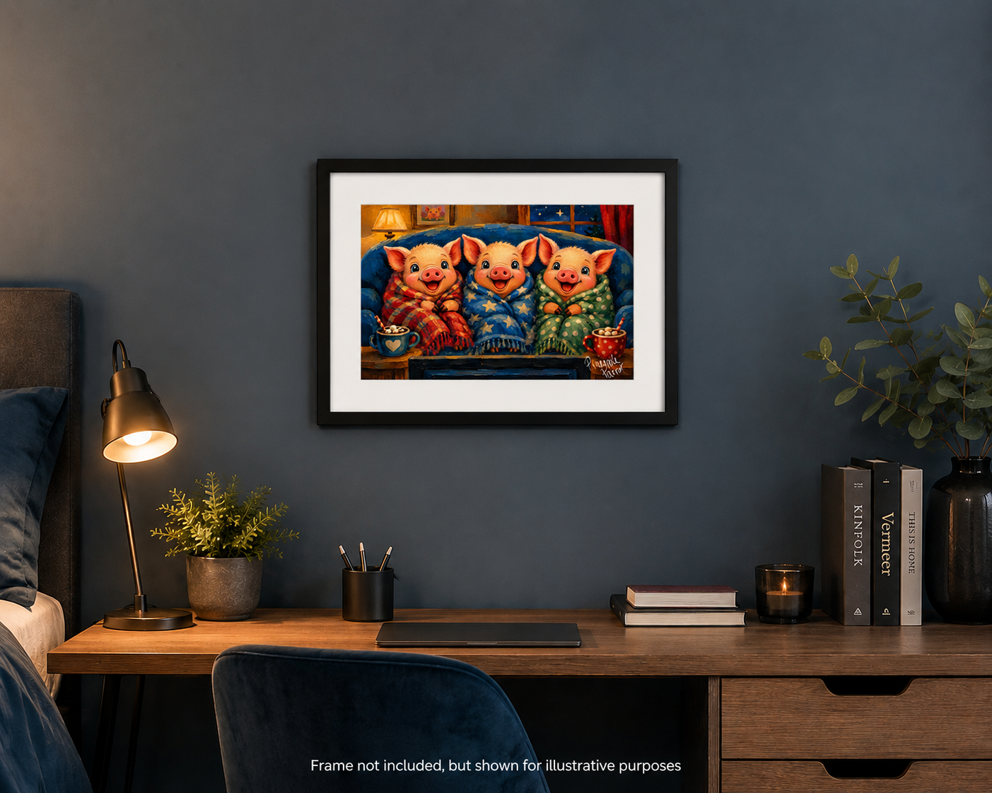 "Pigs In Blankeys" - Small-Form Giclee Print (A4 and A3)