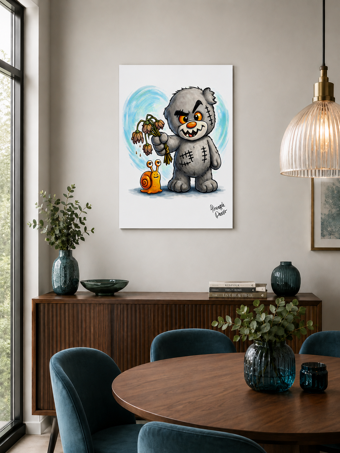 "Scratty Ted Says Sorry" - Poster Print (Various Sizes Available)