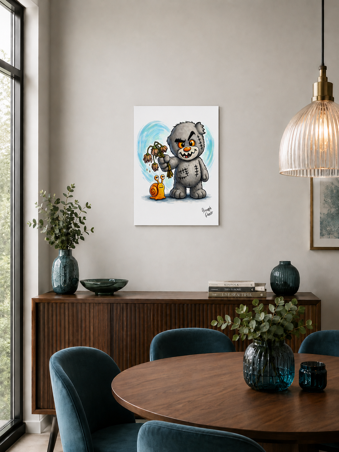 "Scratty Ted Says Sorry" - Poster Print (Various Sizes Available)