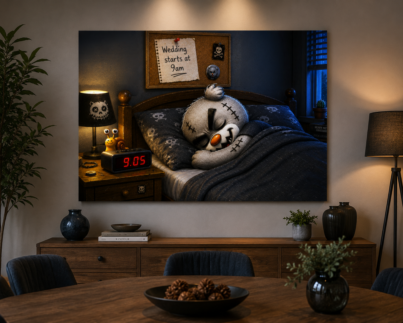 "Scratty Ted's Nice Little Lie In" - Poster Print (Various Sizes Available)