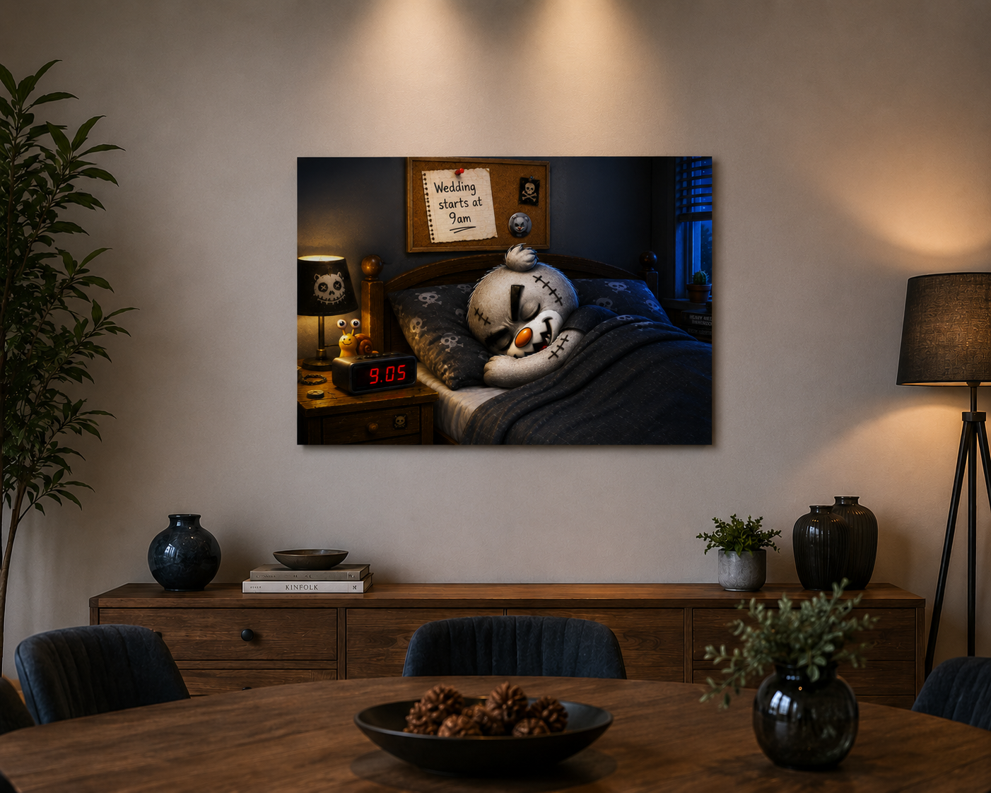 "Scratty Ted's Nice Little Lie In" - Poster Print (Various Sizes Available)
