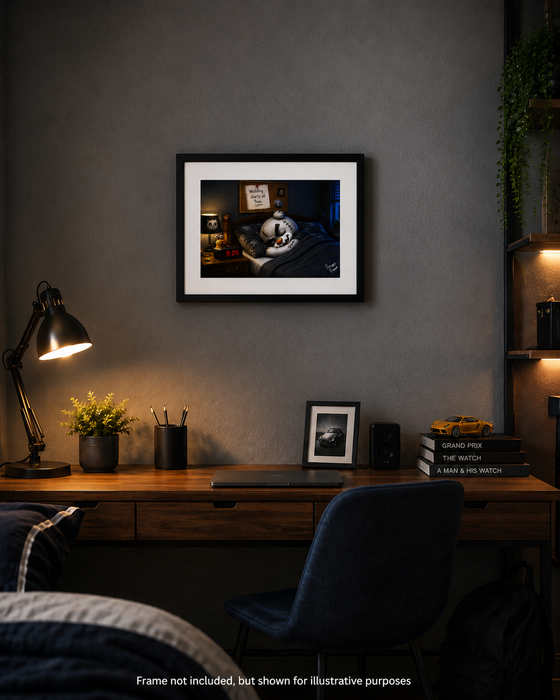 "Scratty Ted's Nice Little Lie In" - Small-Form Giclee Print (A4 and A3)