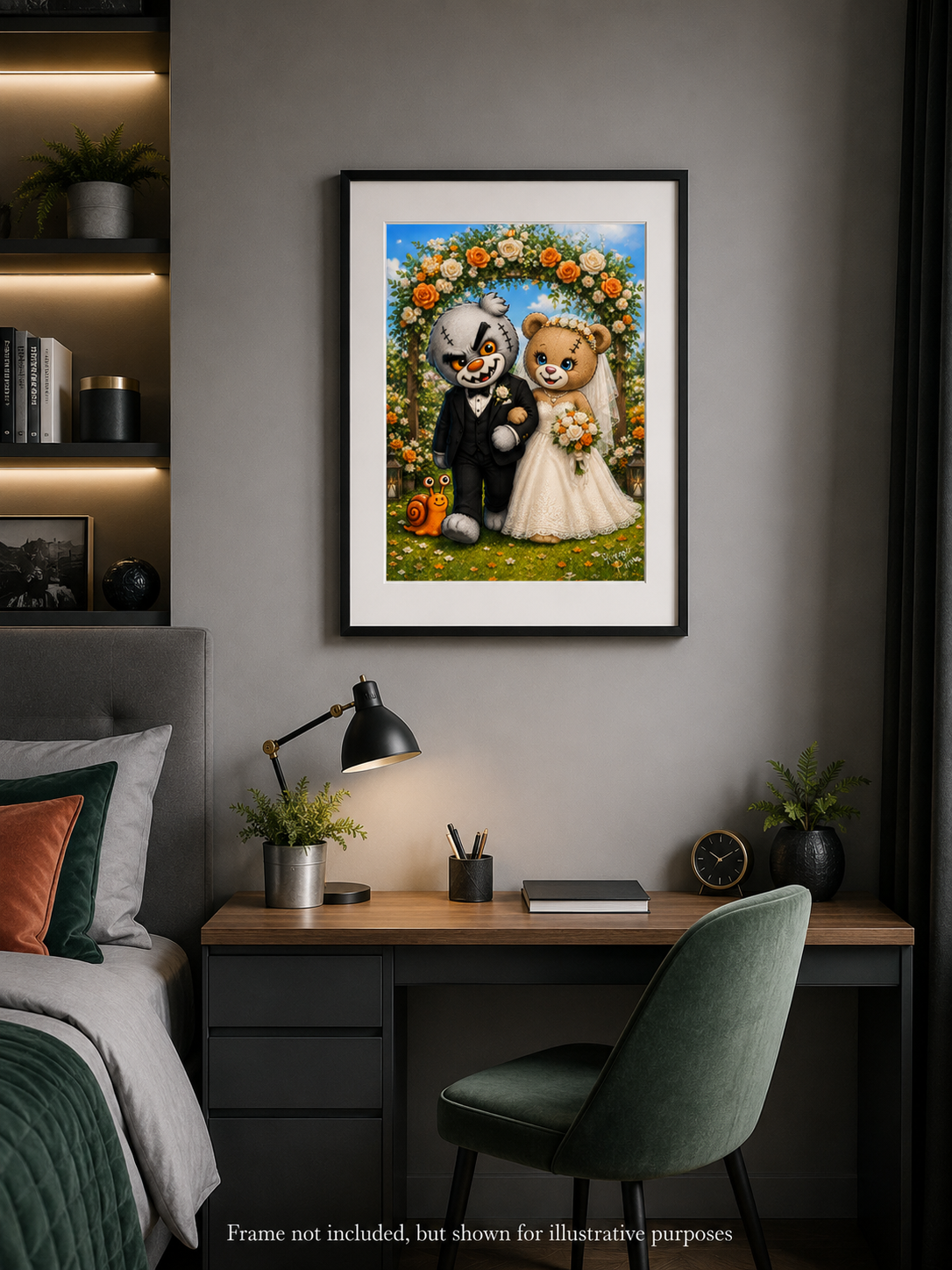 "Scratty Wedding" - Small-Form Giclee Print (A4 and A3)