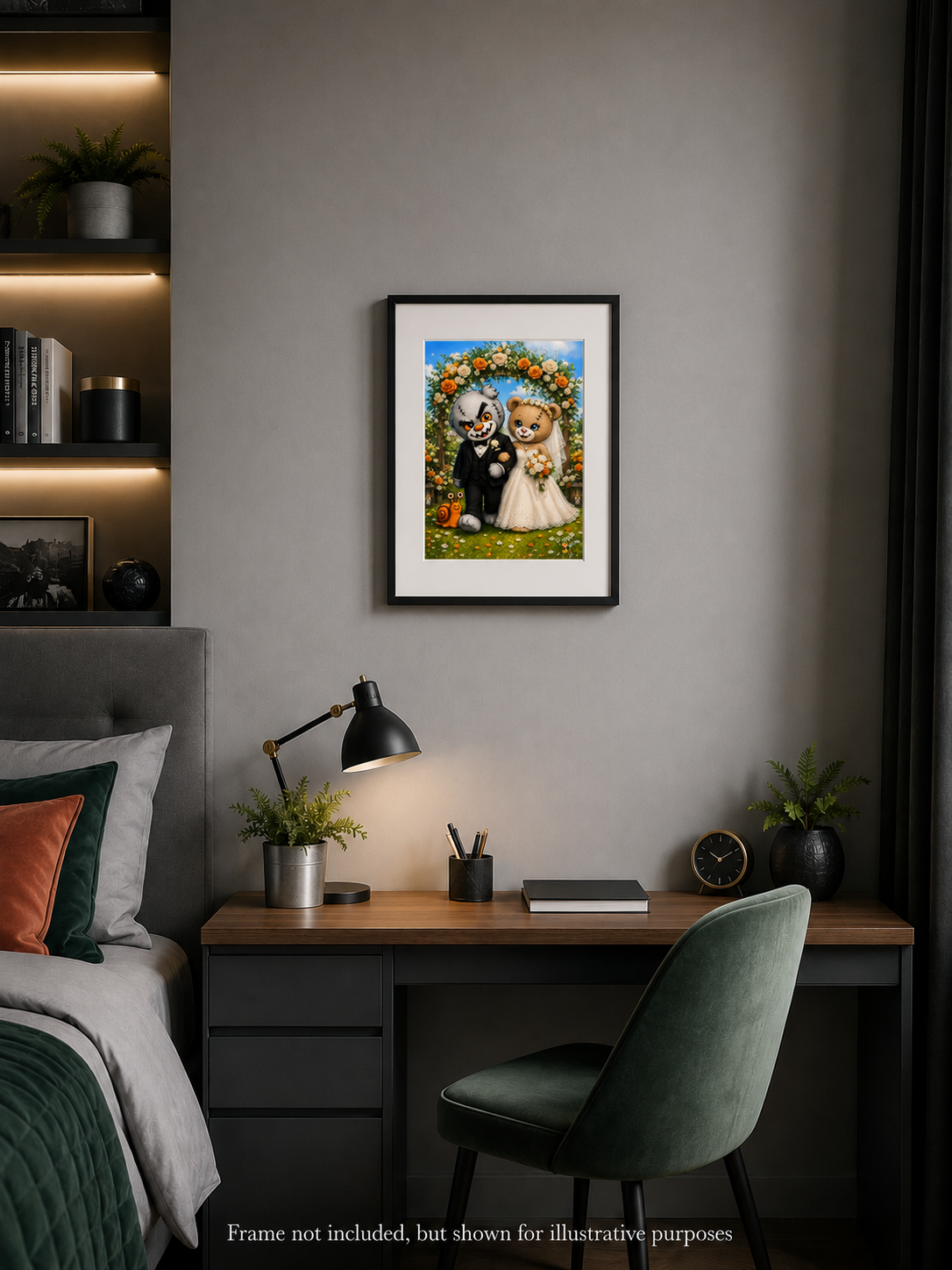 "Scratty Wedding" - Small-Form Giclee Print (A4 and A3)