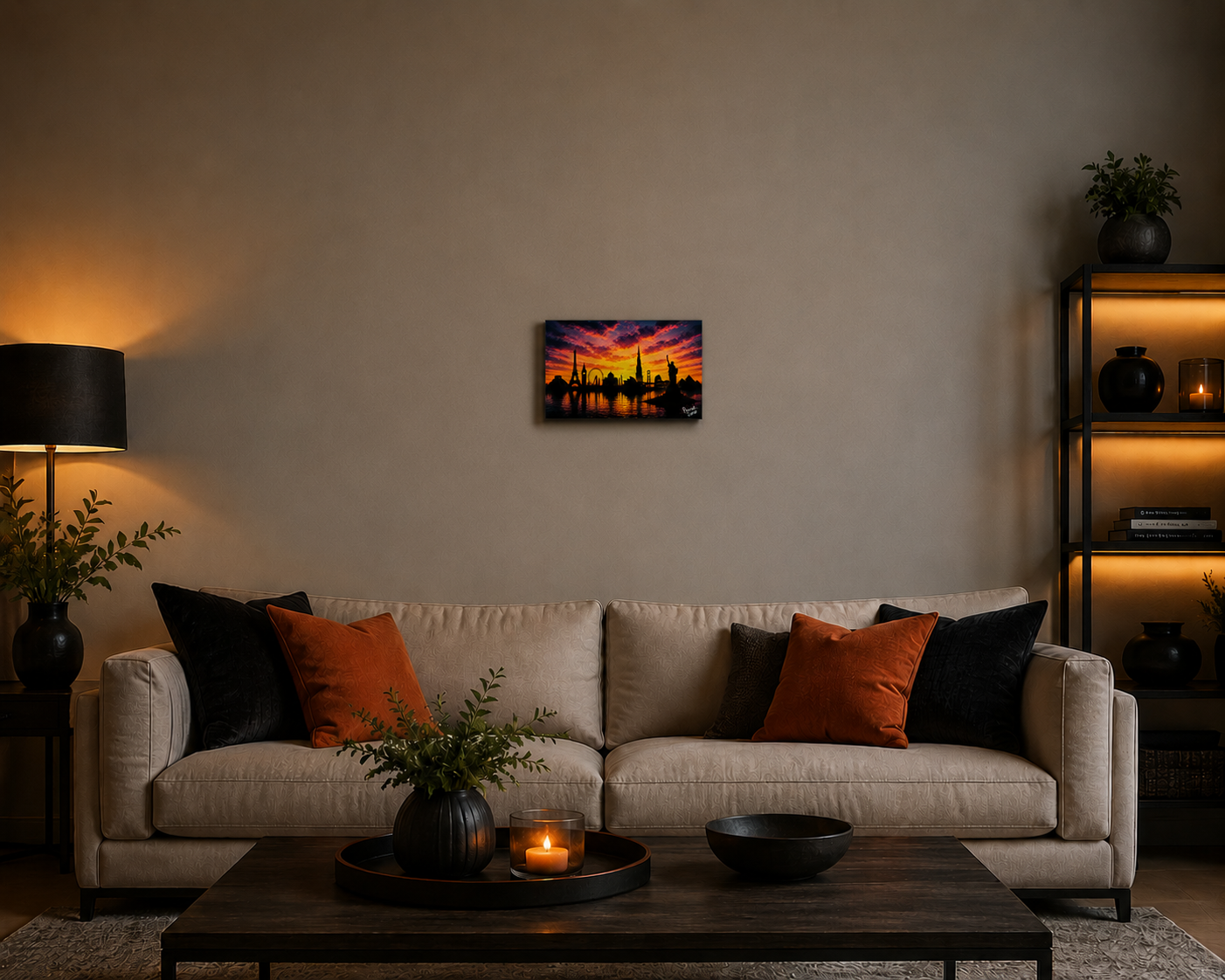 "Small World" - Landscape Canvas Print (Various Sizes Available)