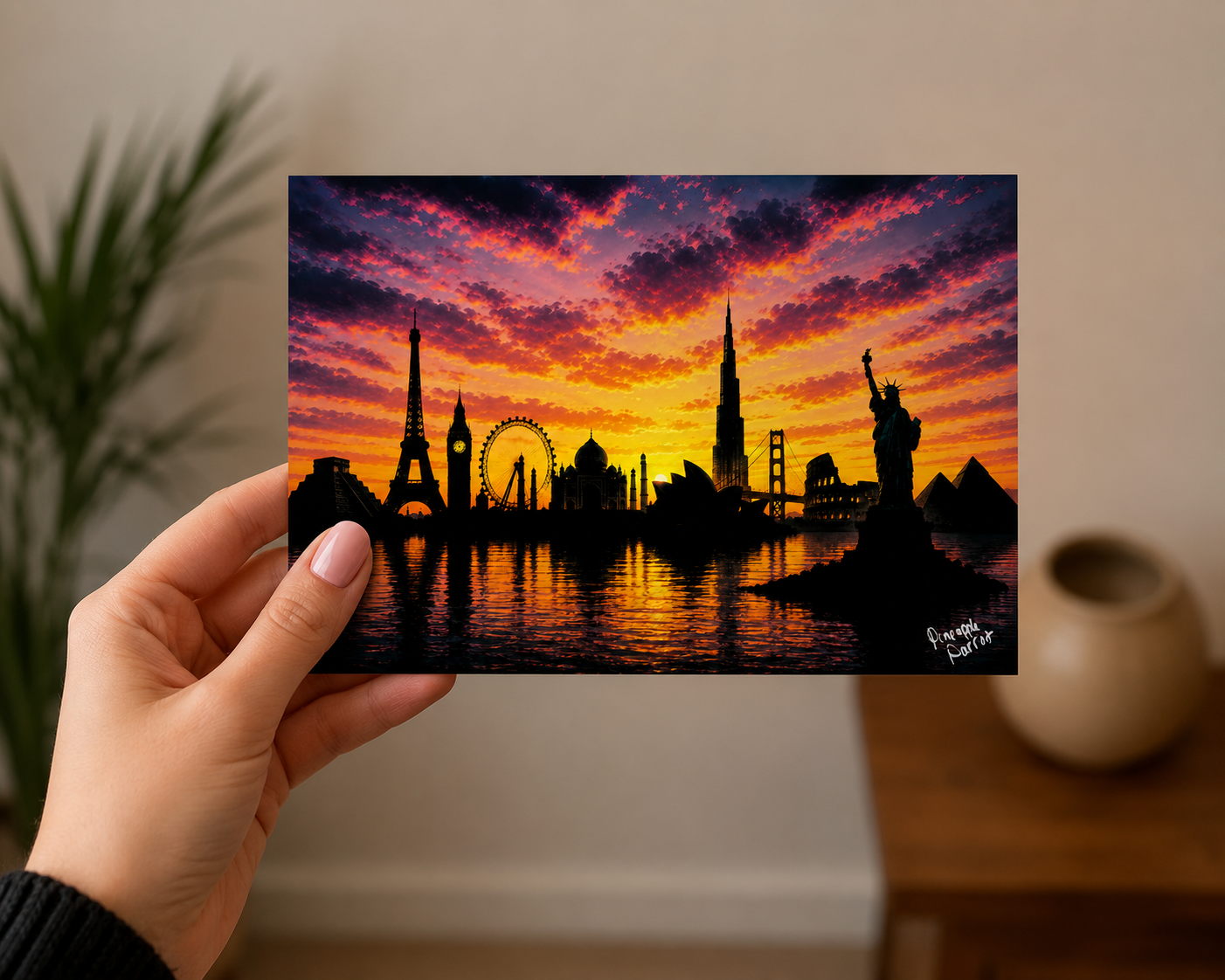 "Small World" - Postcard-Style Print (A6 and A5)