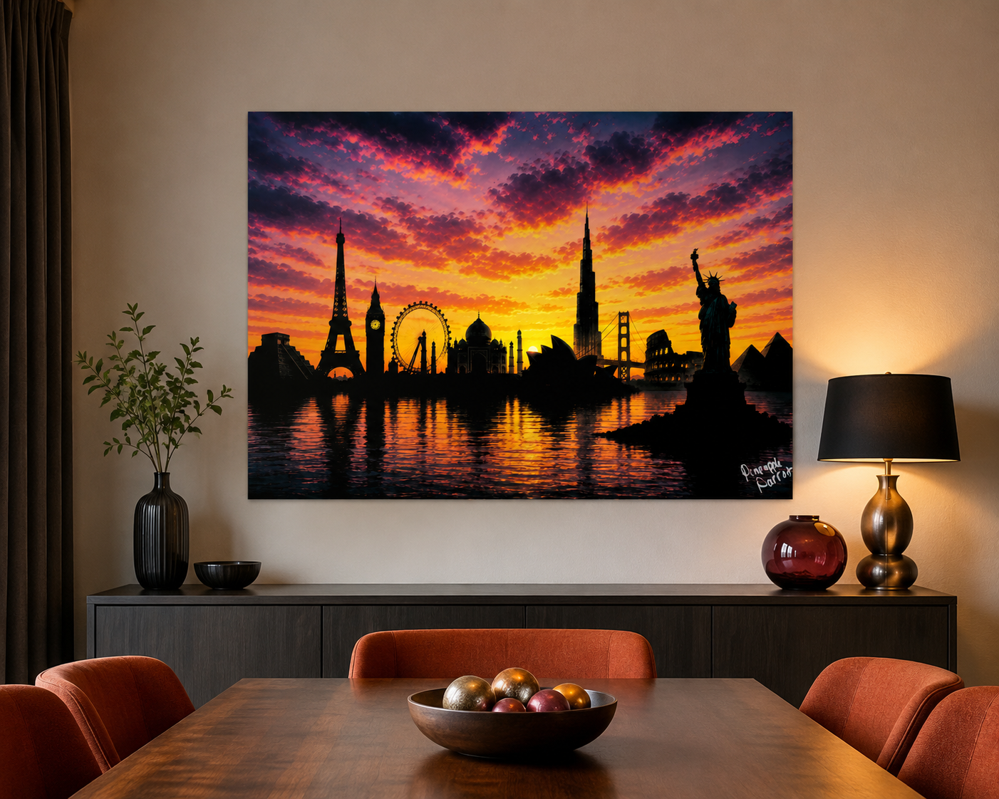 "Small World" - Poster Print (Various Sizes Available)