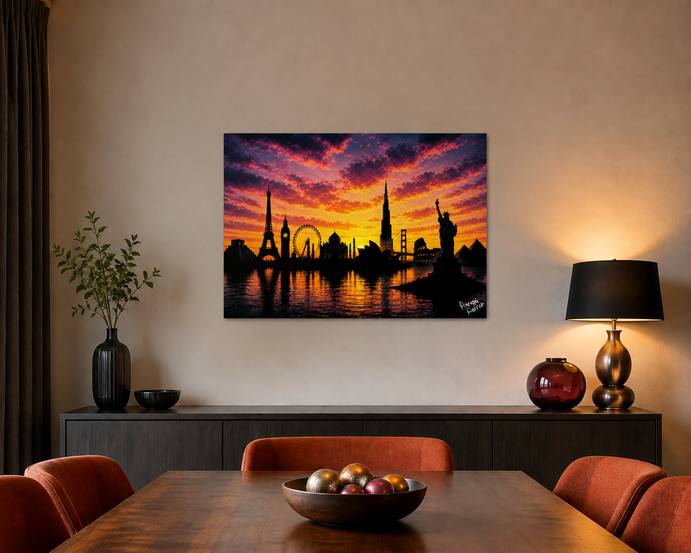 "Small World" - Poster Print (Various Sizes Available)