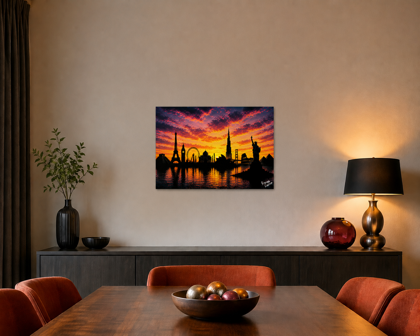 "Small World" - Poster Print (Various Sizes Available)